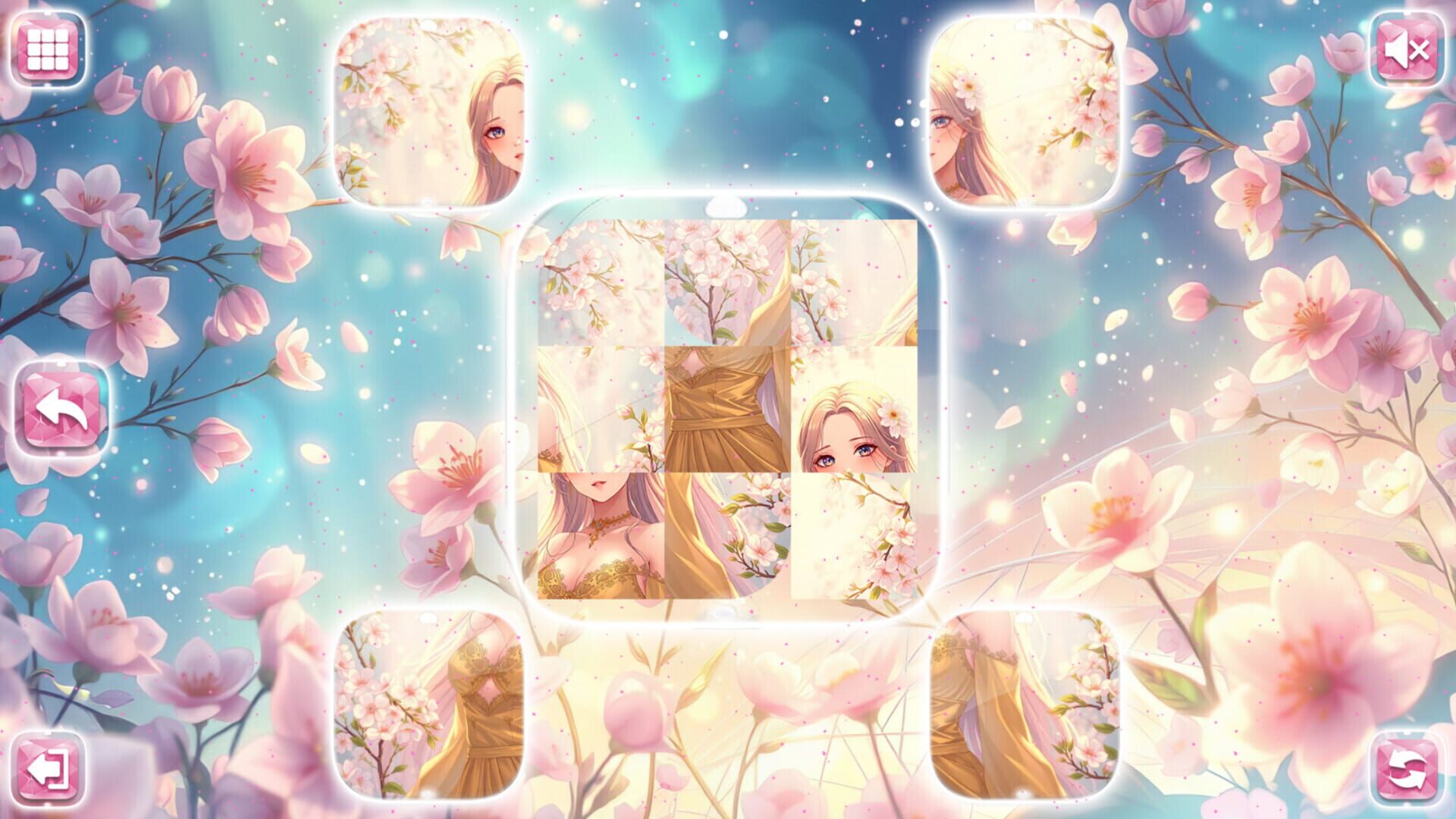 Lovely Anime Puzzle: Spring screenshot 1