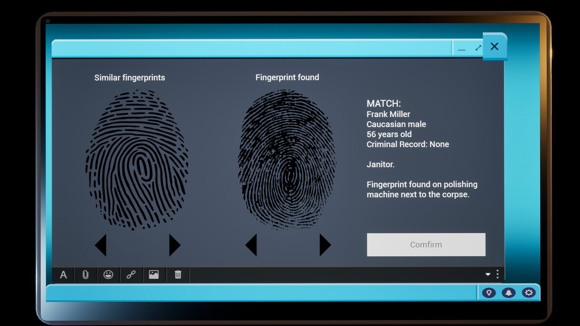 Forensic: M.E. Protocol screenshot 1