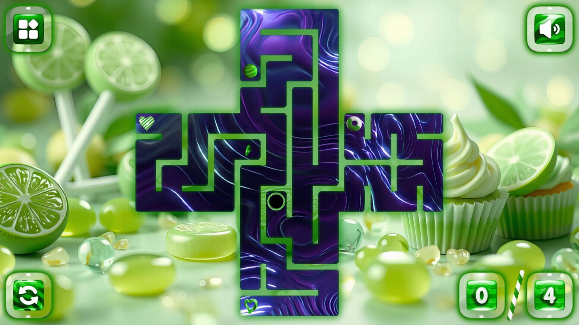 Sweetie Candy Maze: Lime screenshot 1