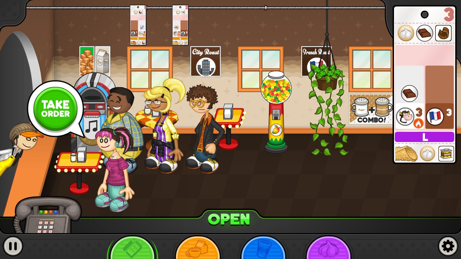Papa's Mocharia Deluxe screenshot 1