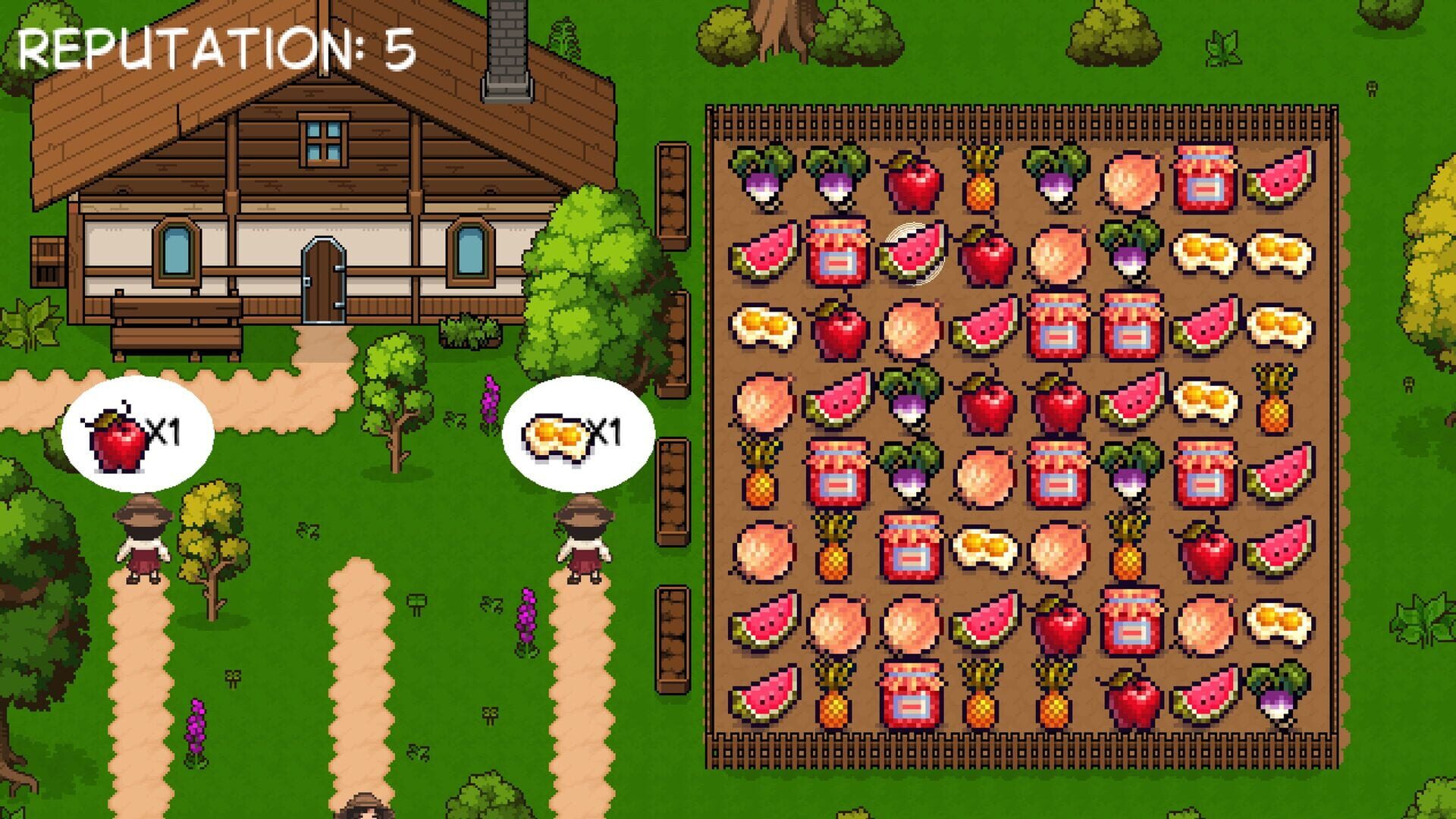Match Three: Farm Shoppers screenshot 1