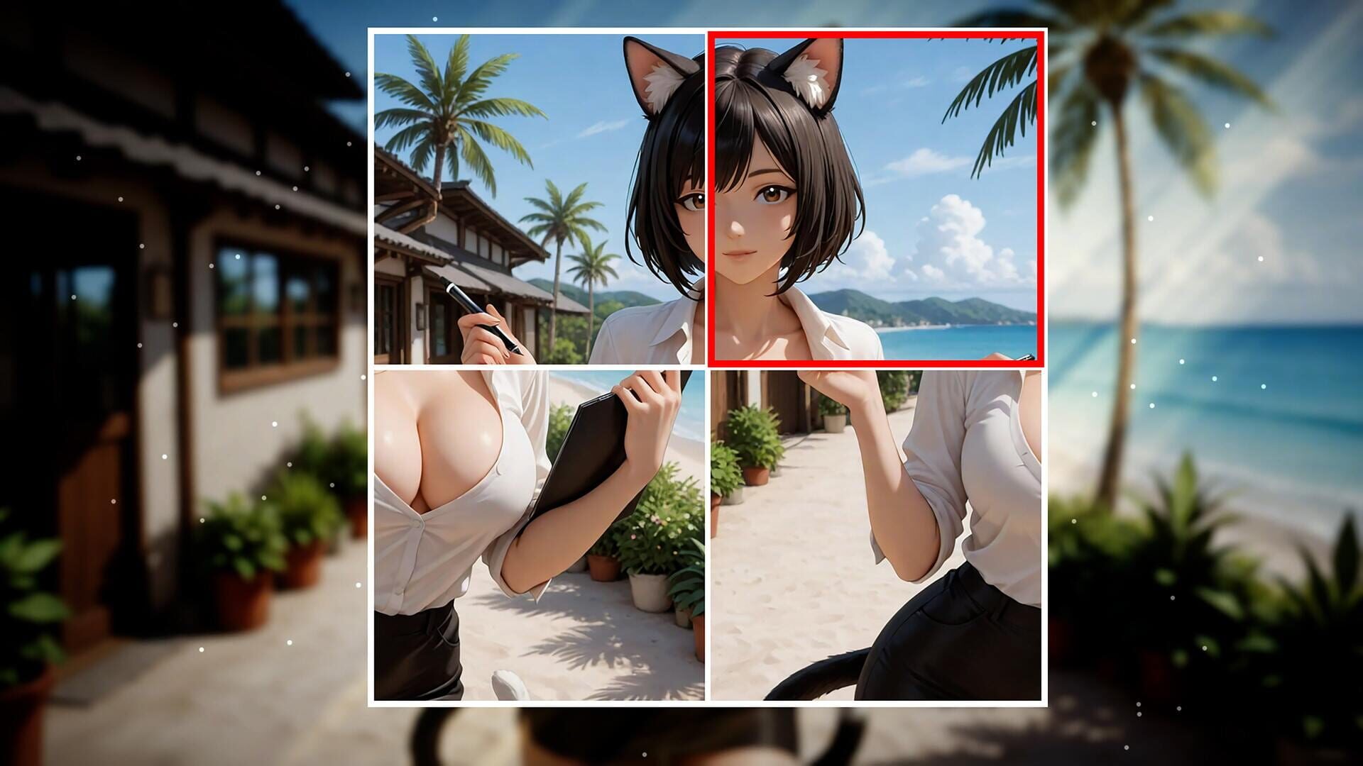 Anime Uni 3D: Hot Vacay screenshot 1