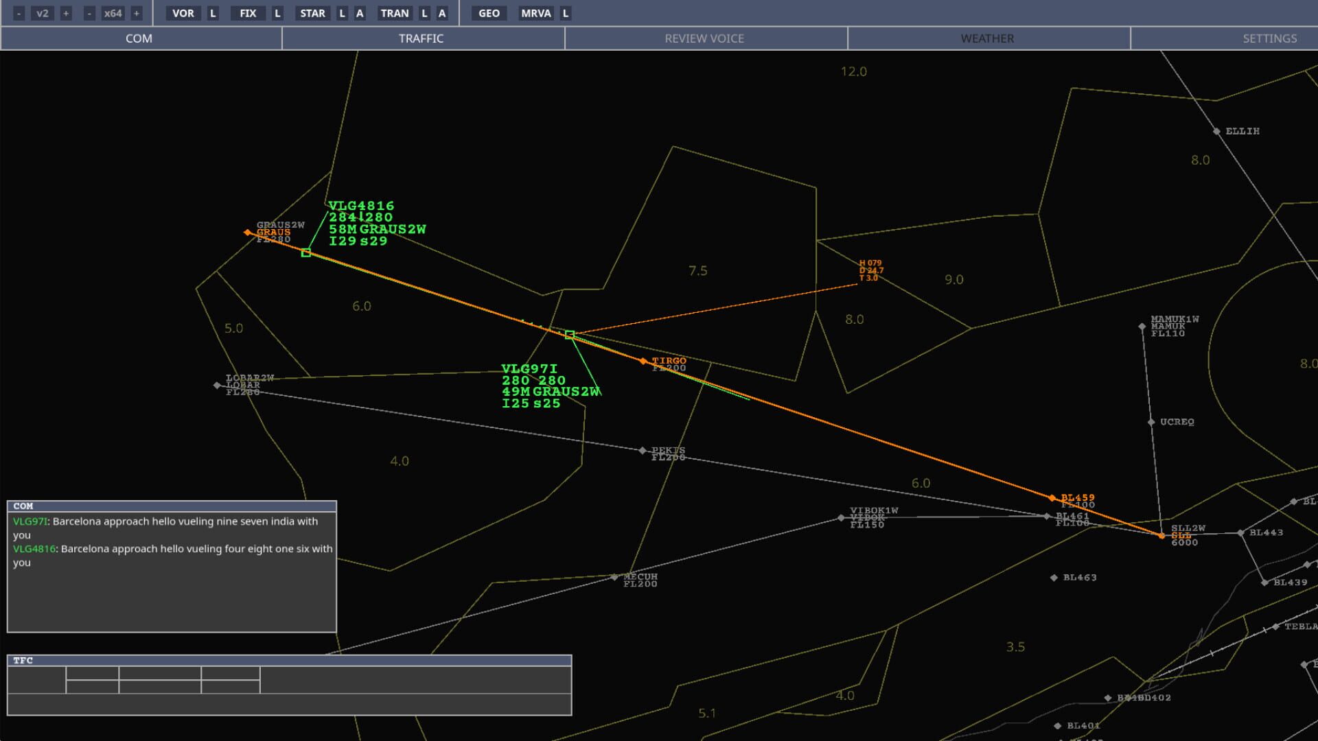 VoiceATC Simulator screenshot 1