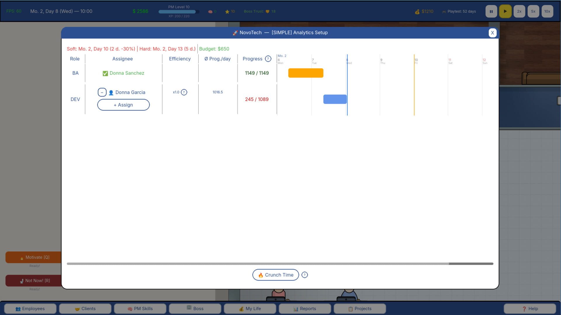 Project Manager Sim screenshot 1