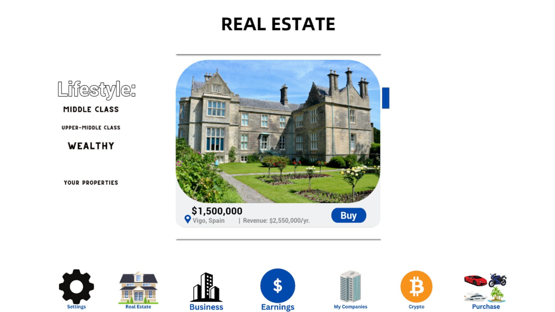 Billionaire Simulator screenshot 1