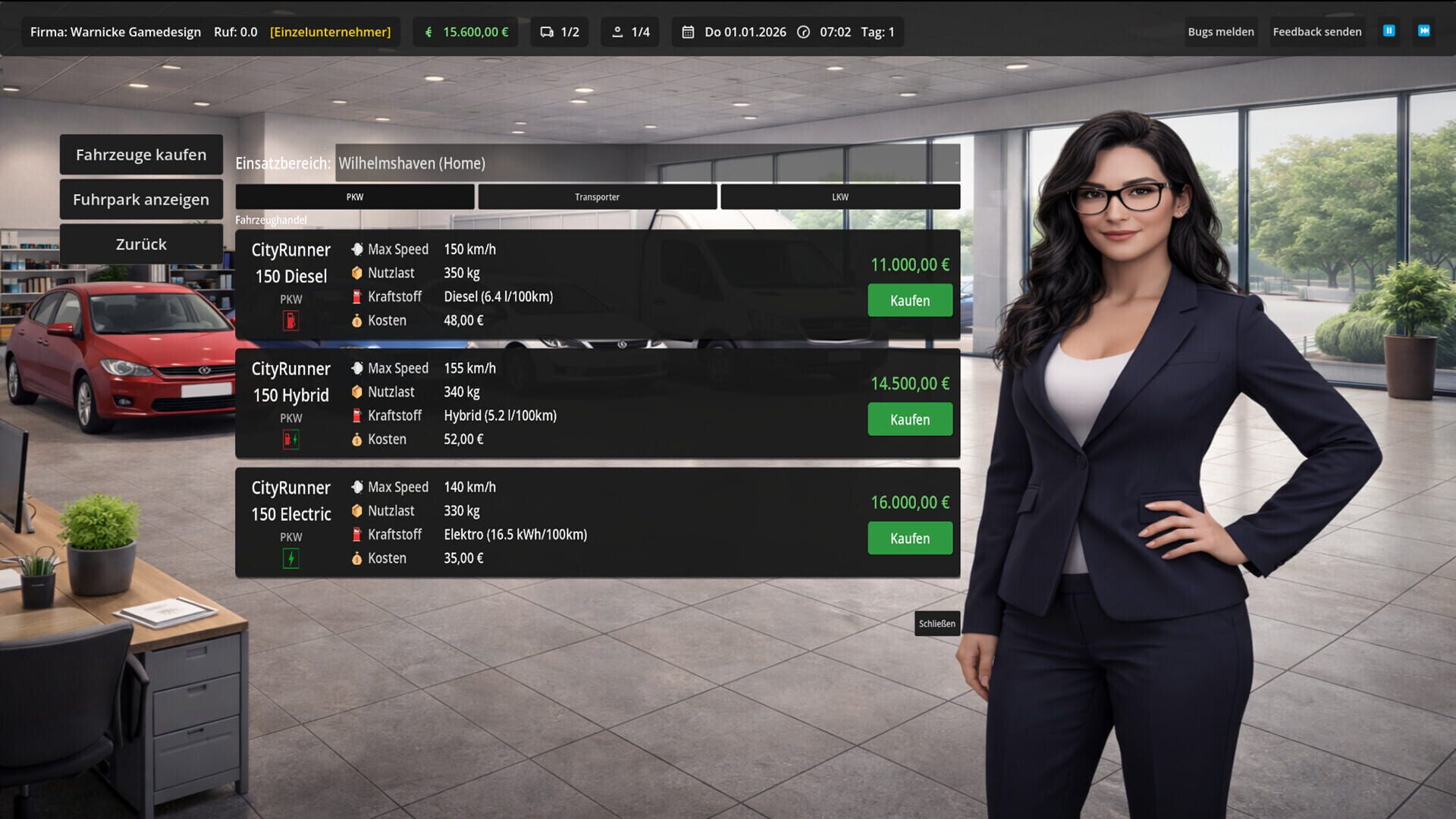 European Logistics Tycoon screenshot 1