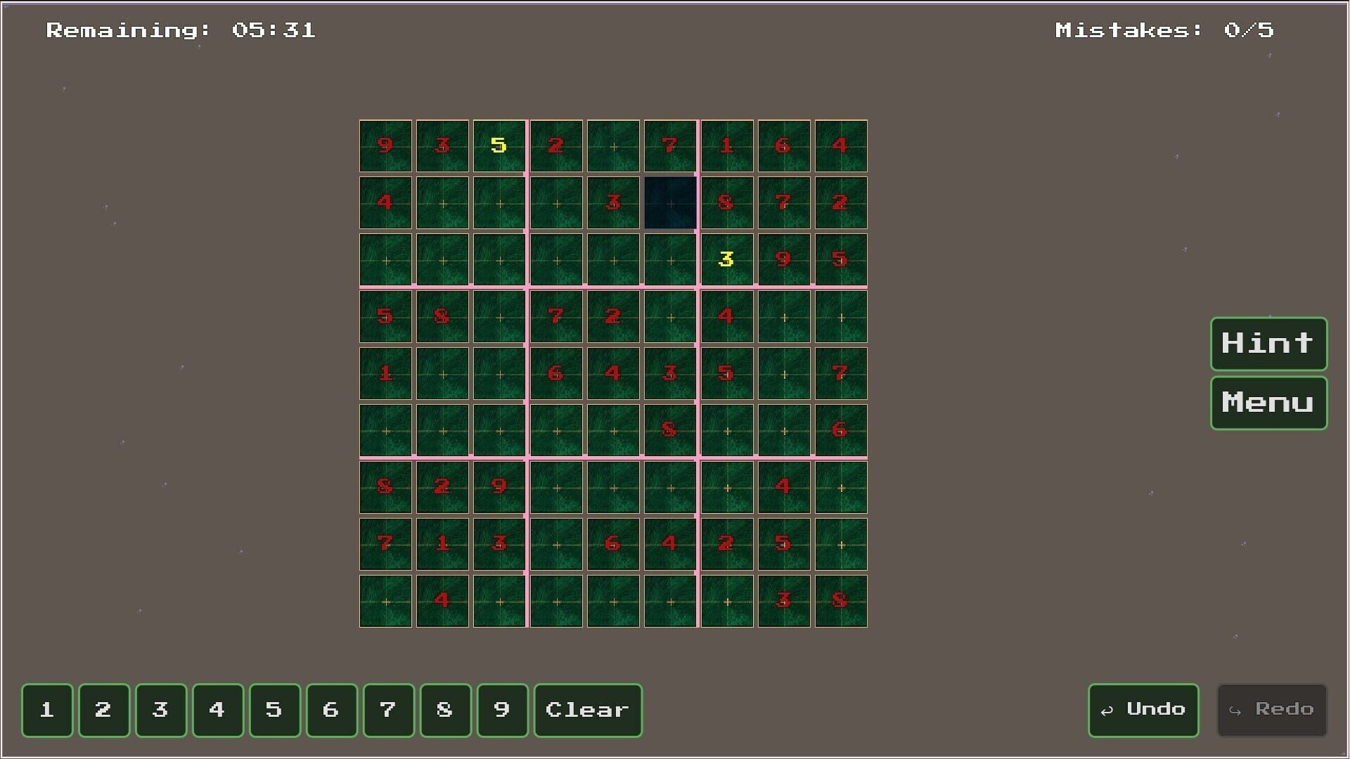 Sudoku Bactron screenshot 1