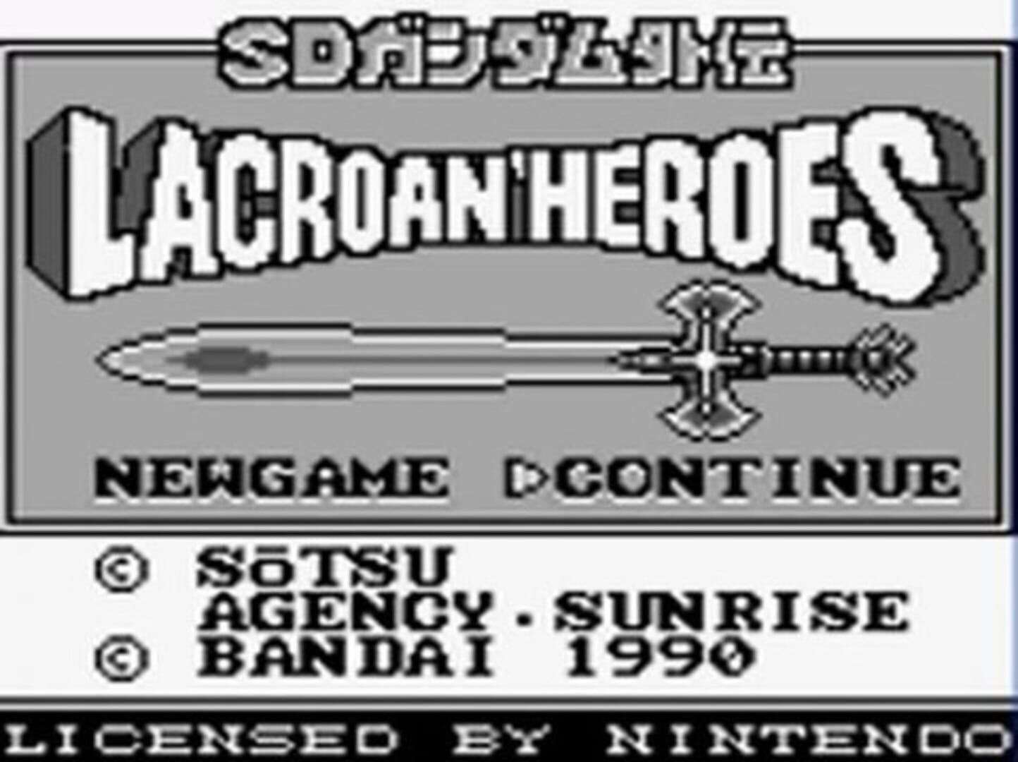 SD Gundam Gaiden: Lacroan' Heroes screenshot 1