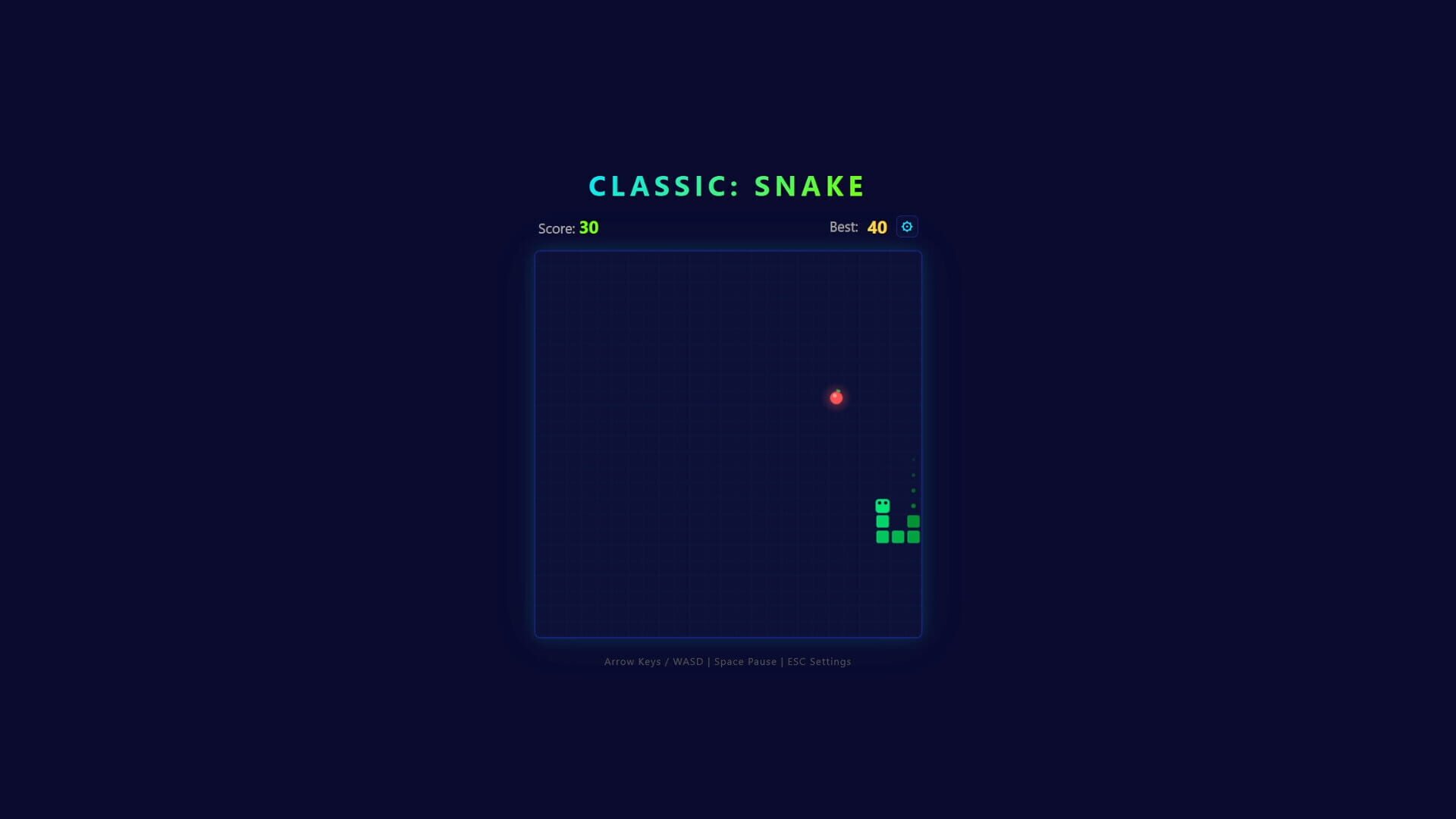 Classic: Snake screenshot 1