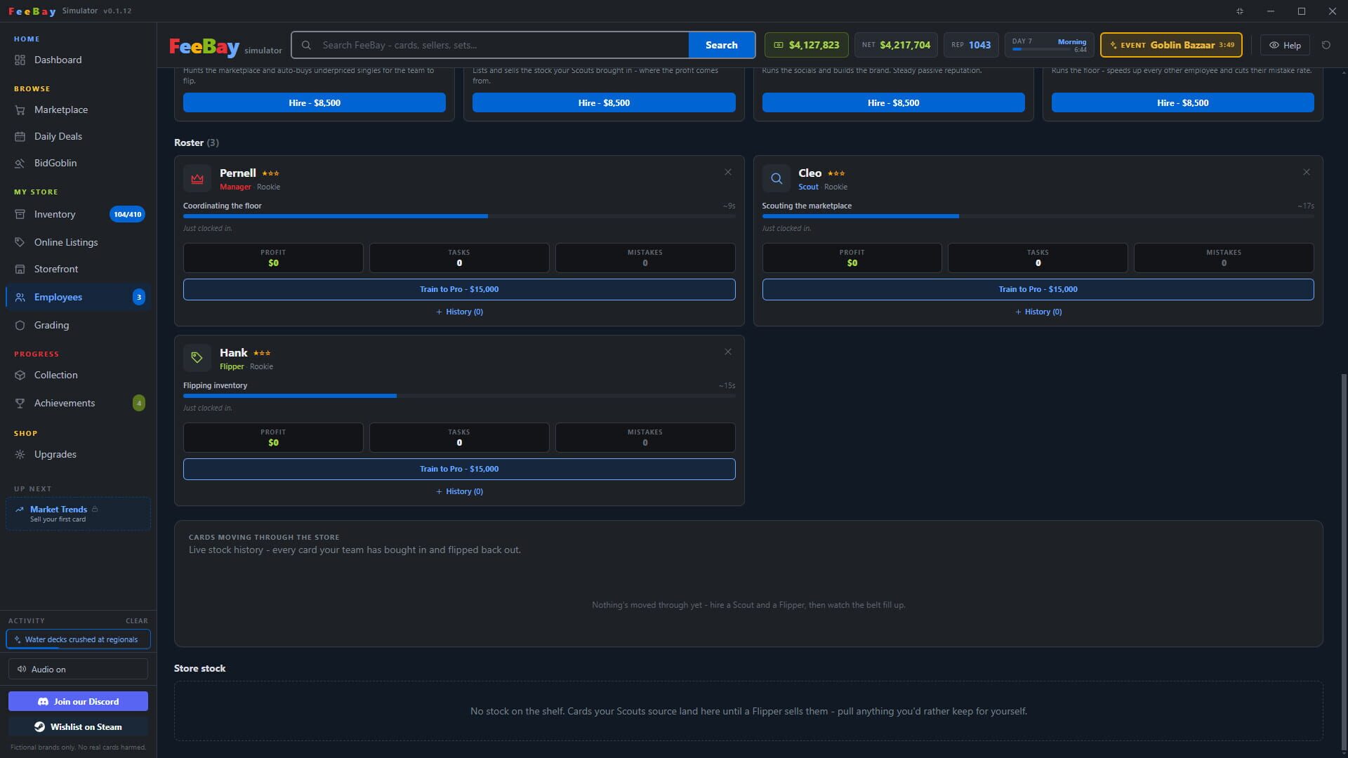 FeeBay Simulator screenshot 1