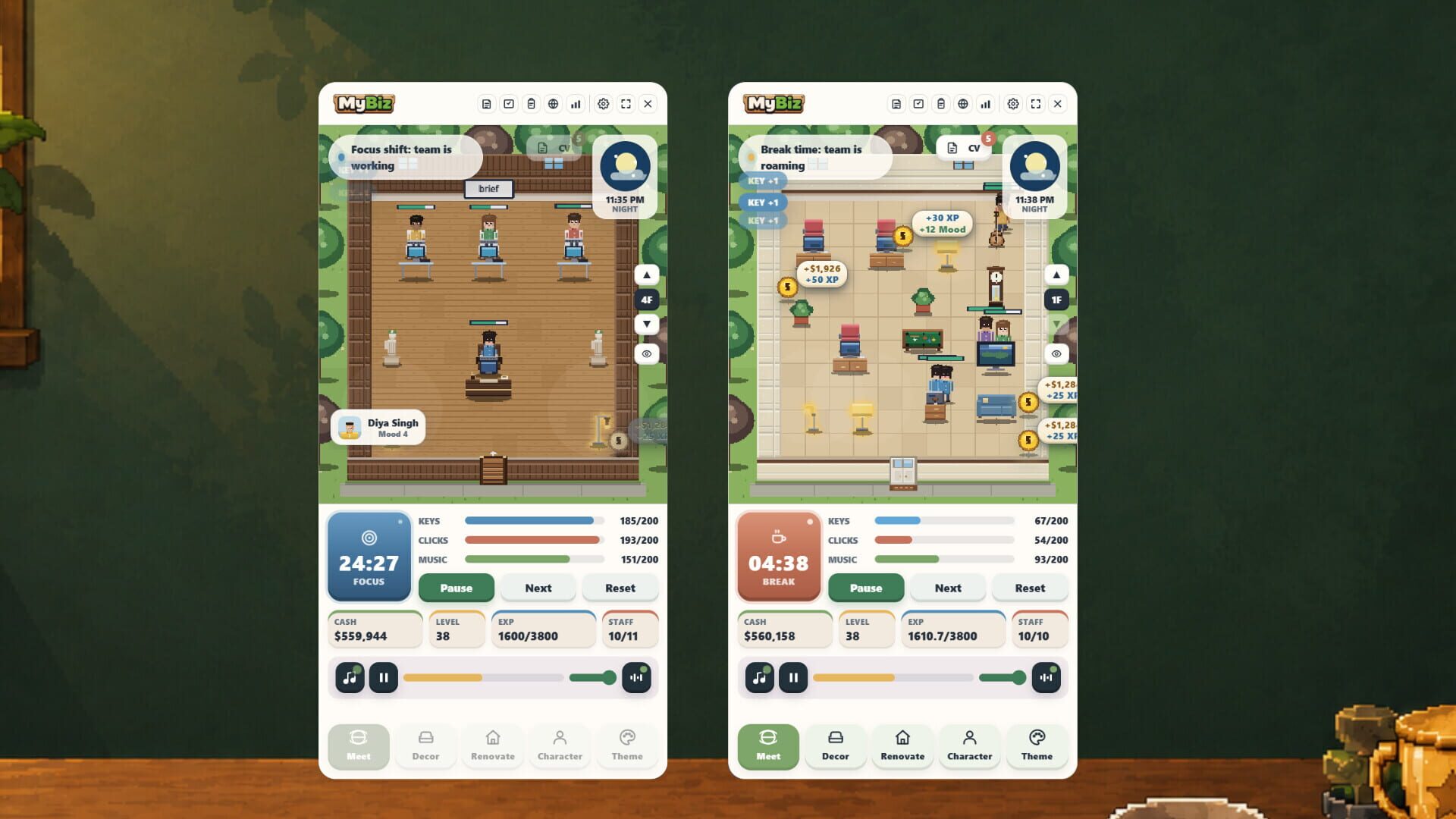 MyBiz: Pomodoro Desk Tycoon screenshot 1