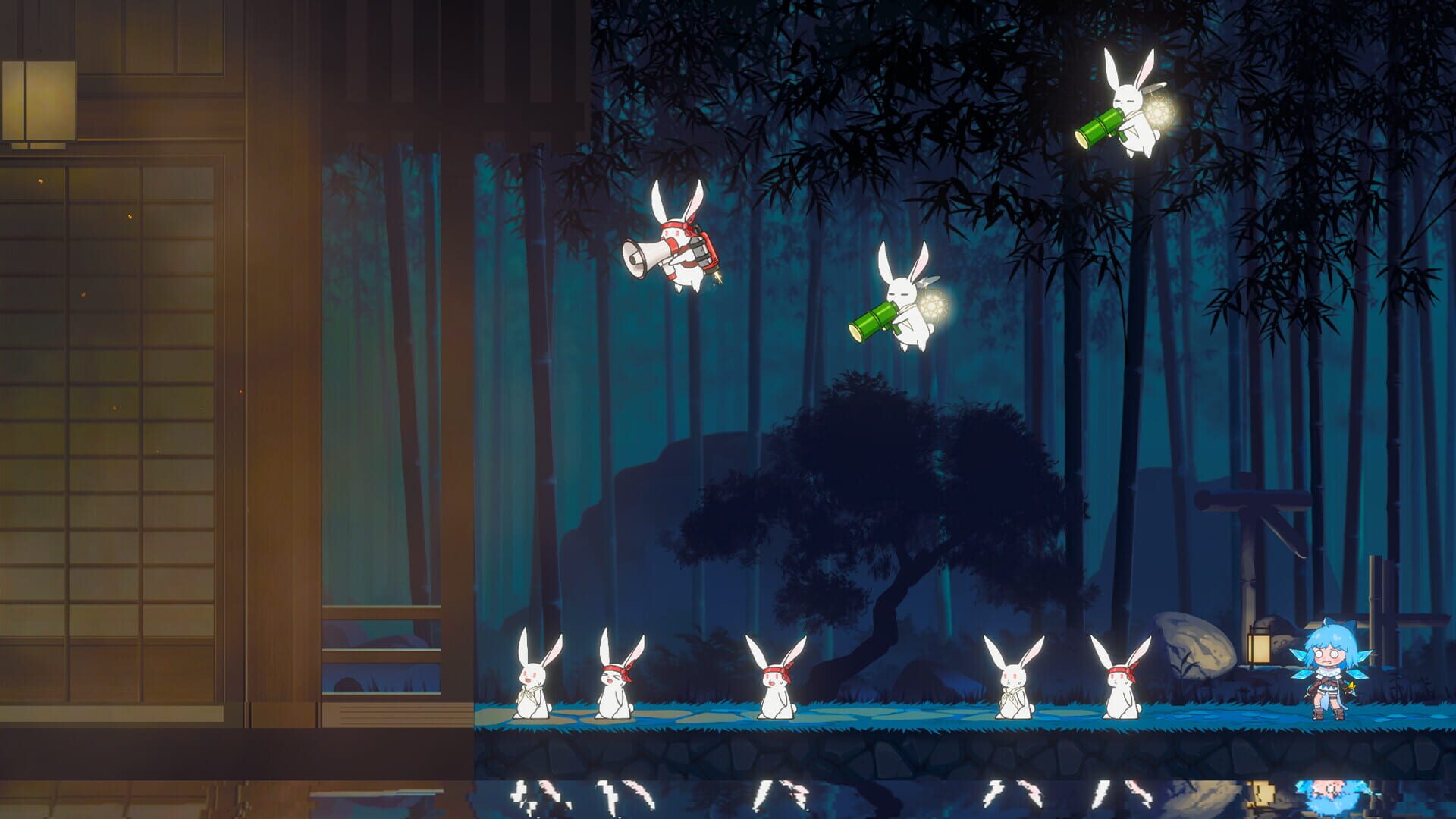 Touhou Hero of Ice Fairy: Immortal Phoenix And Lunarian Princess screenshot 1
