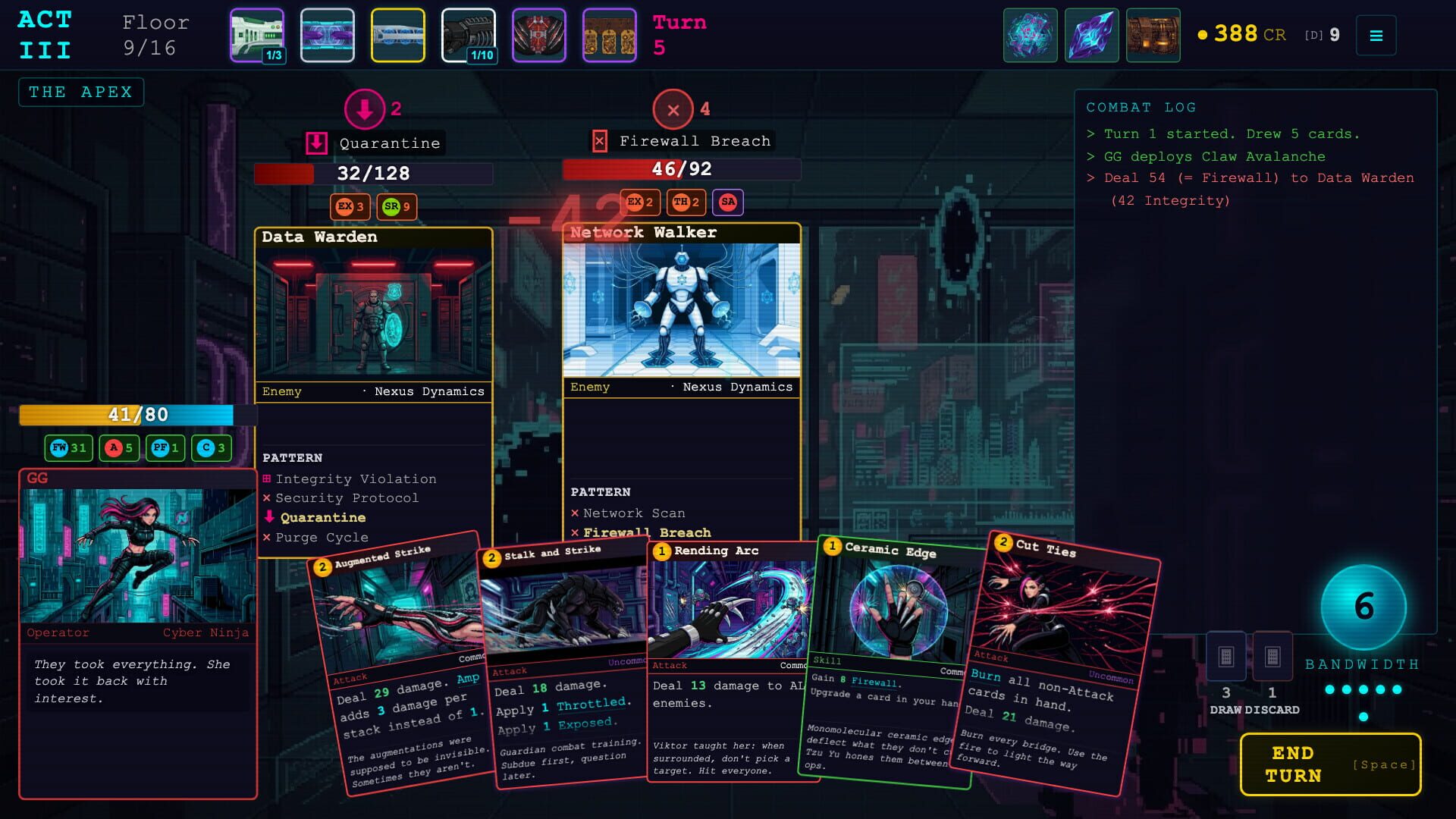 CyberDeck: The Cyberpunk Roguelike Deckbuilder screenshot 1