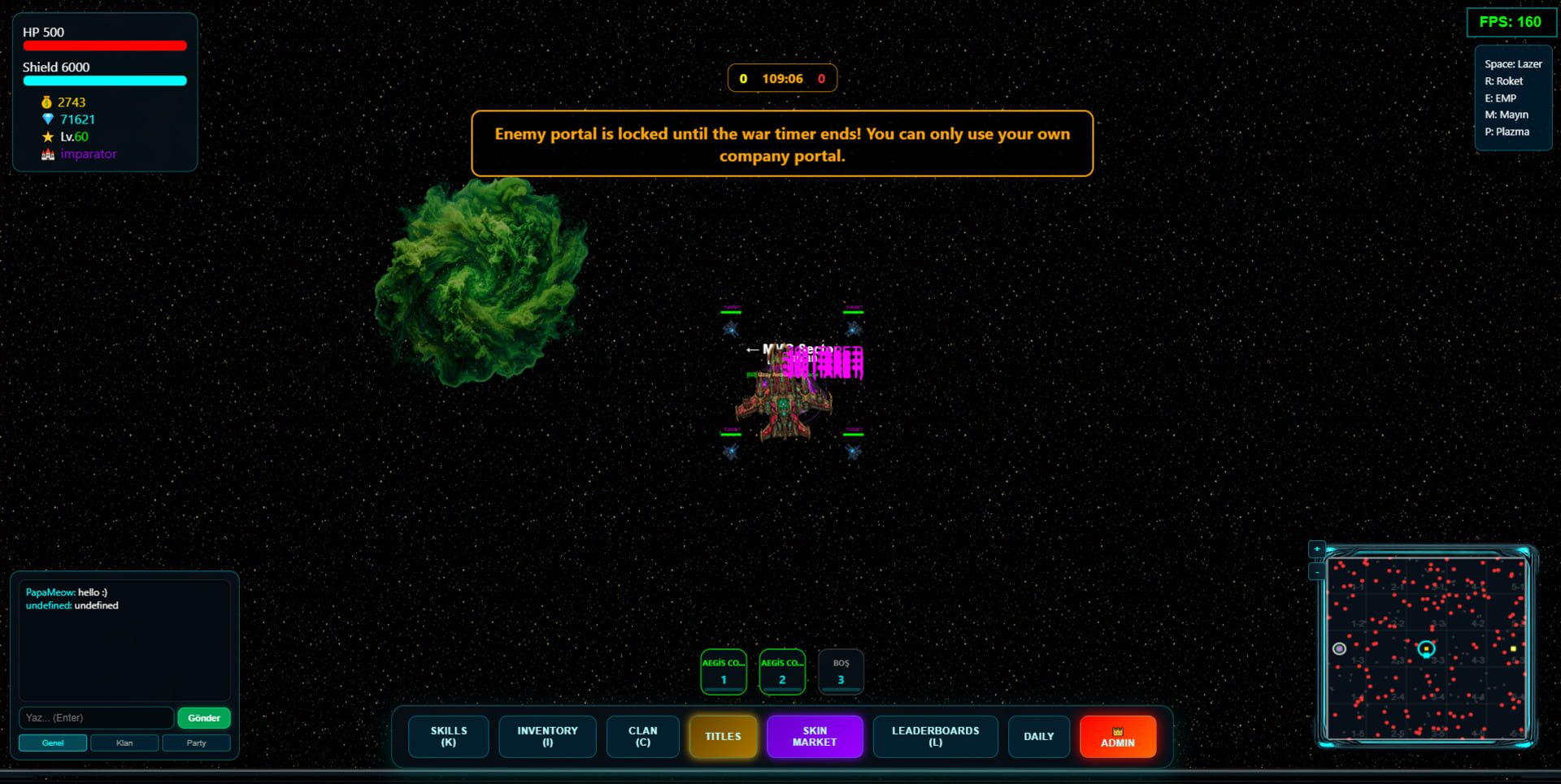 Galaksia Online screenshot 1