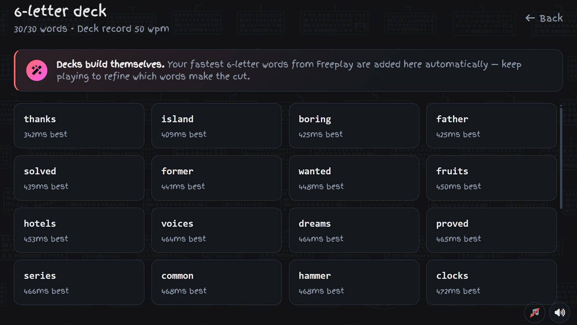 Typegrinder screenshot 1