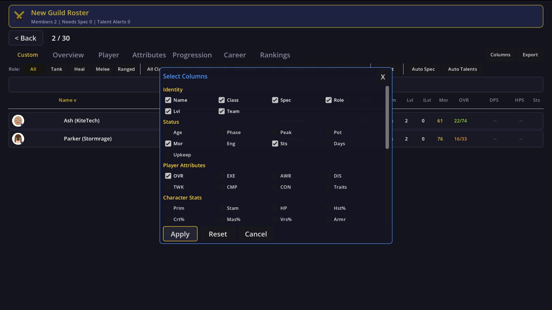 Mythic Manager screenshot 1