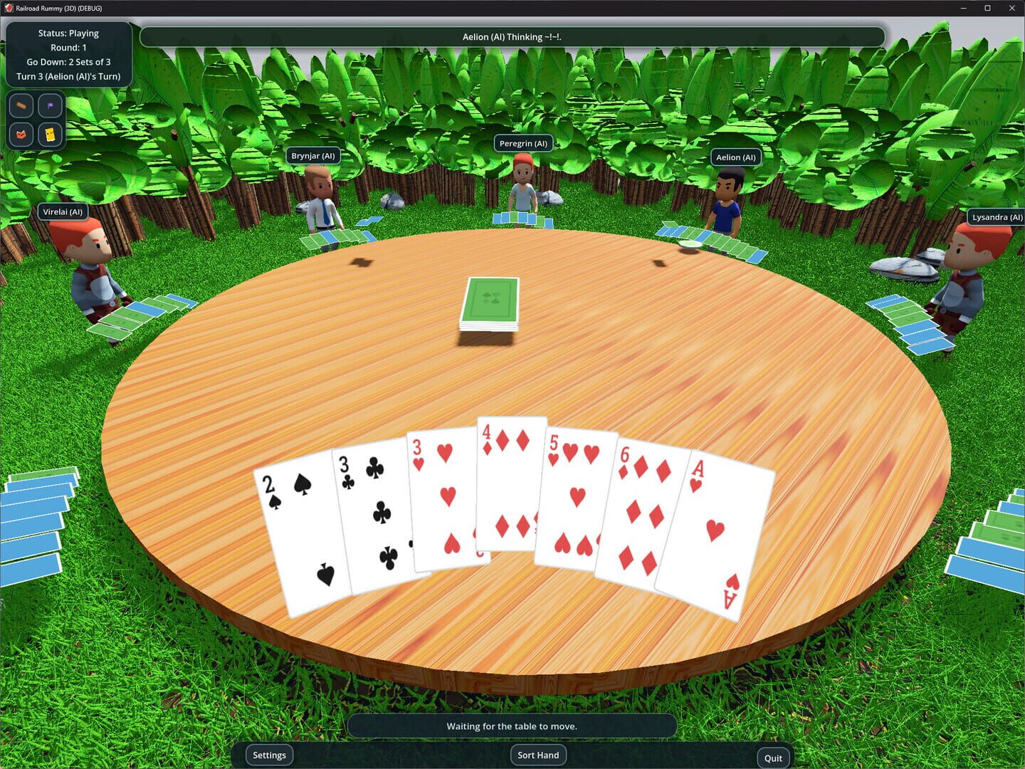 Railroad Rummy screenshot 1
