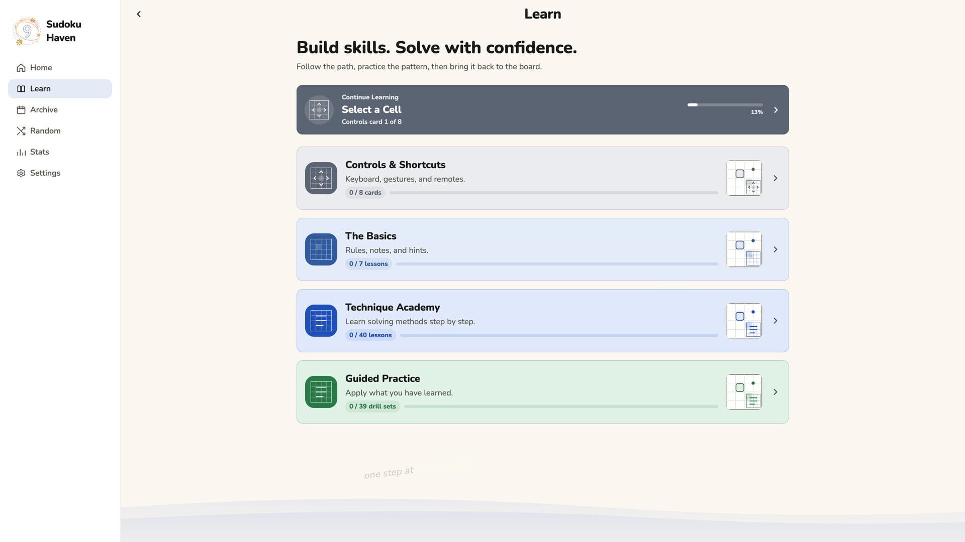 Sudoku Haven screenshot 1