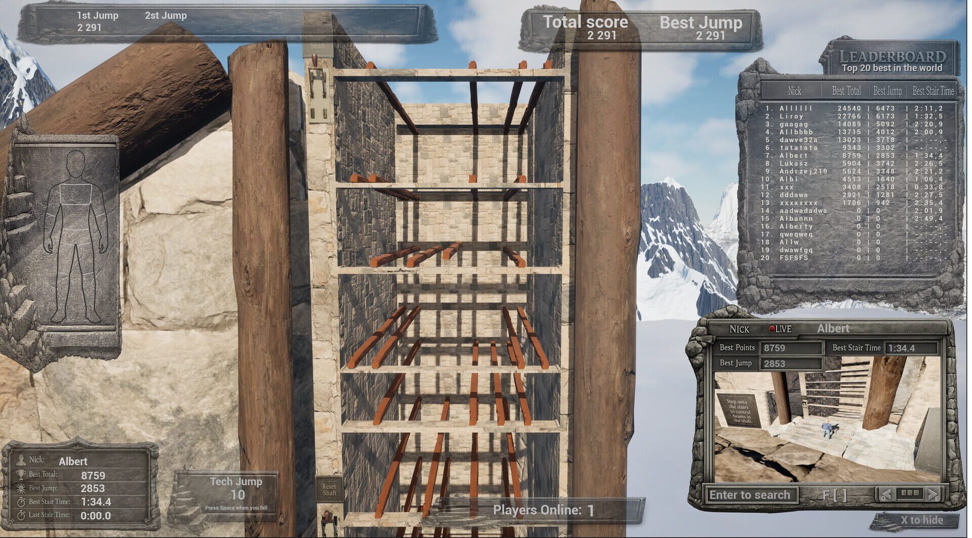 Down the Stairs: The Game screenshot 1