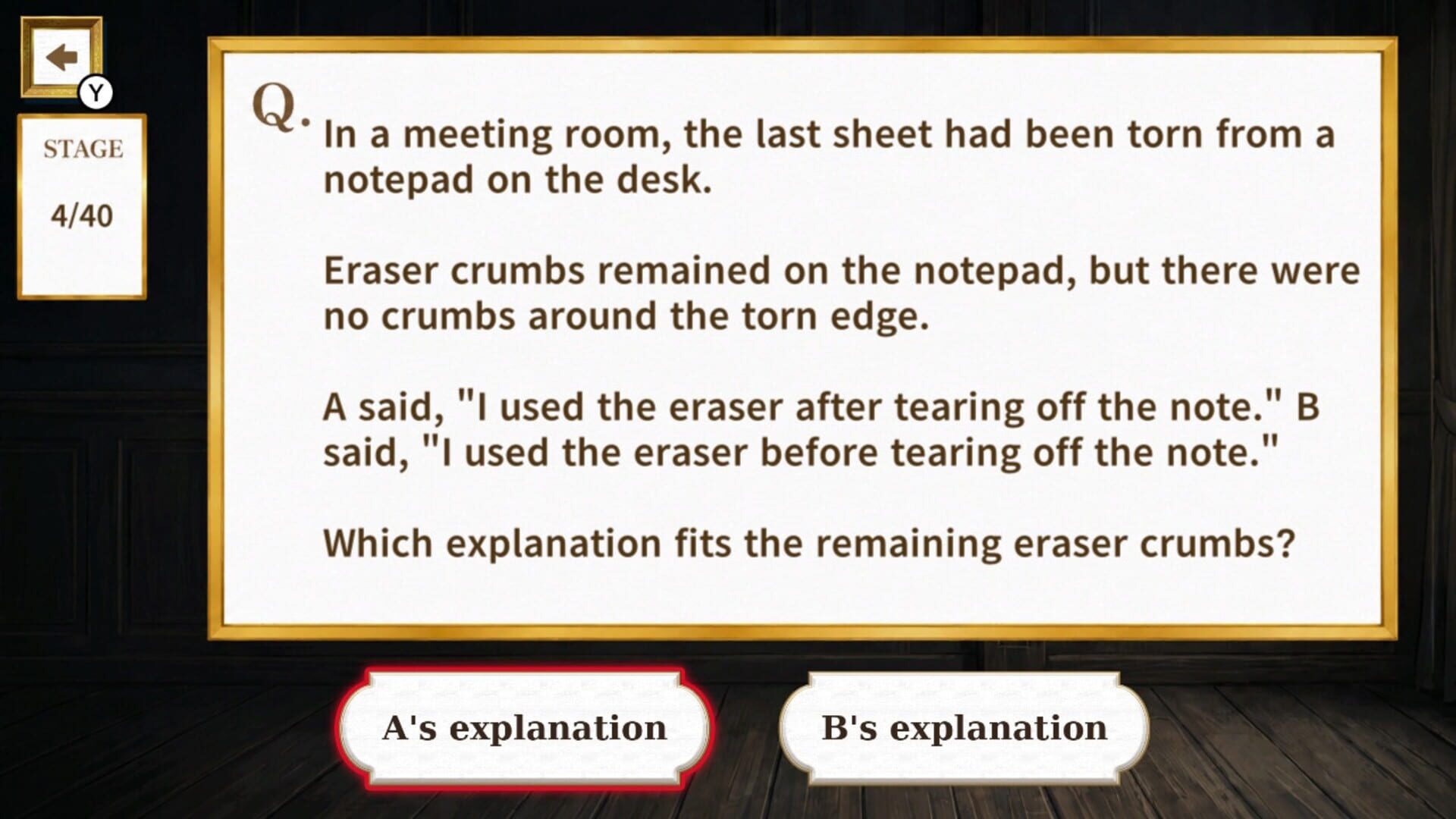 Detective Mind Training: Mystery Choices screenshot 1