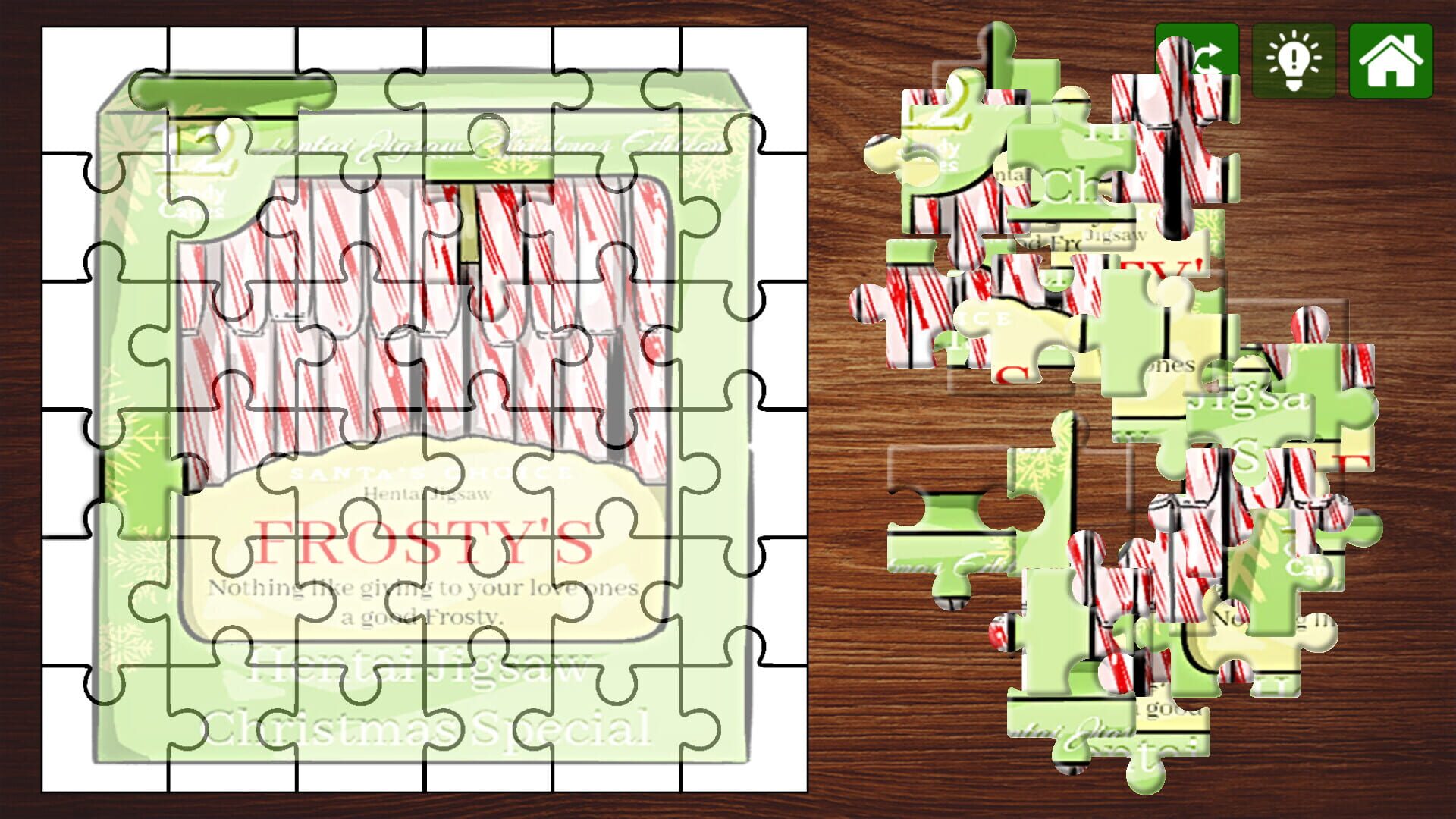 Hentai Jigsaw Puzzle Collection: Christmas Edition screenshot 1