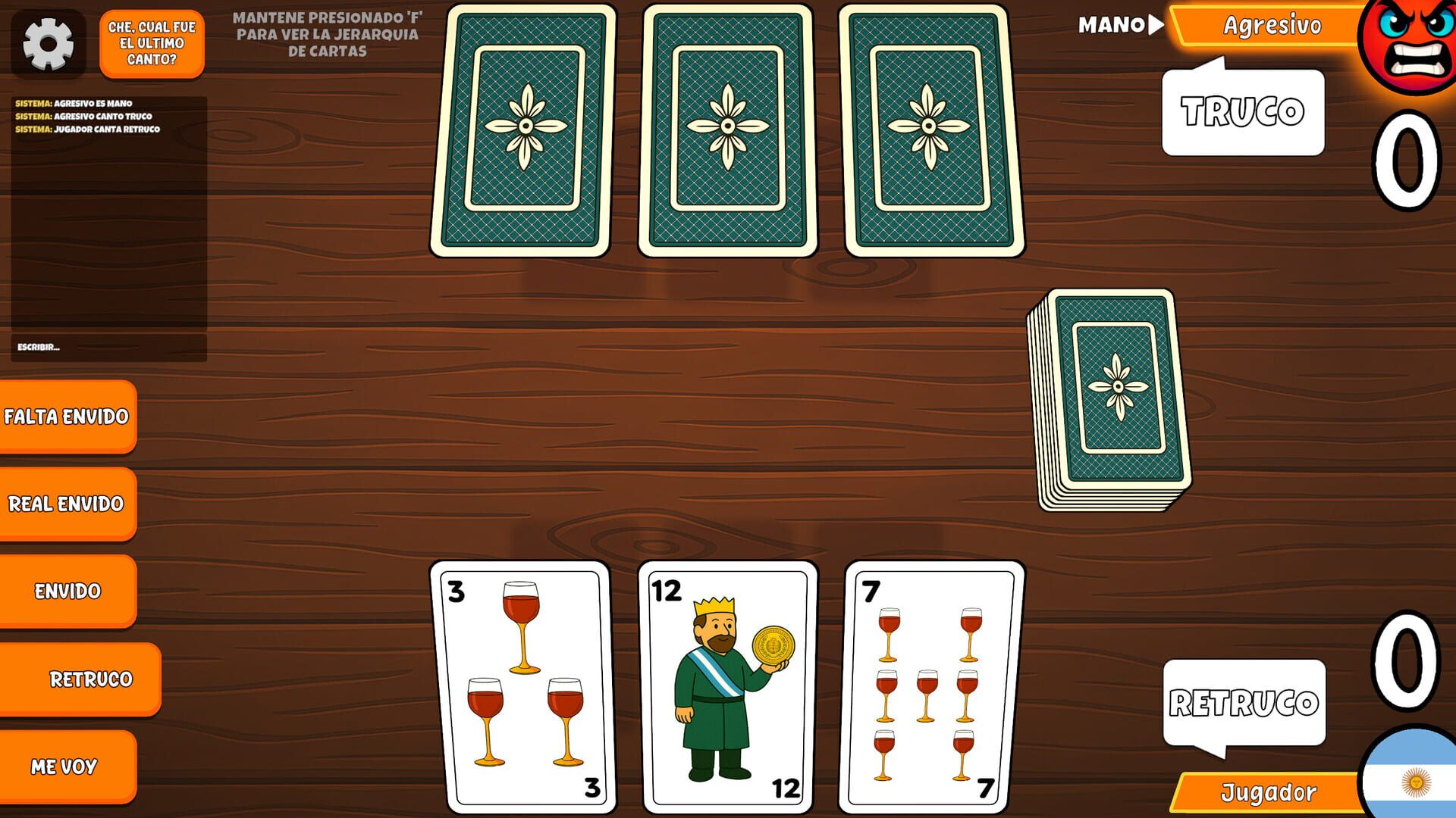 Truco Argentino screenshot 1