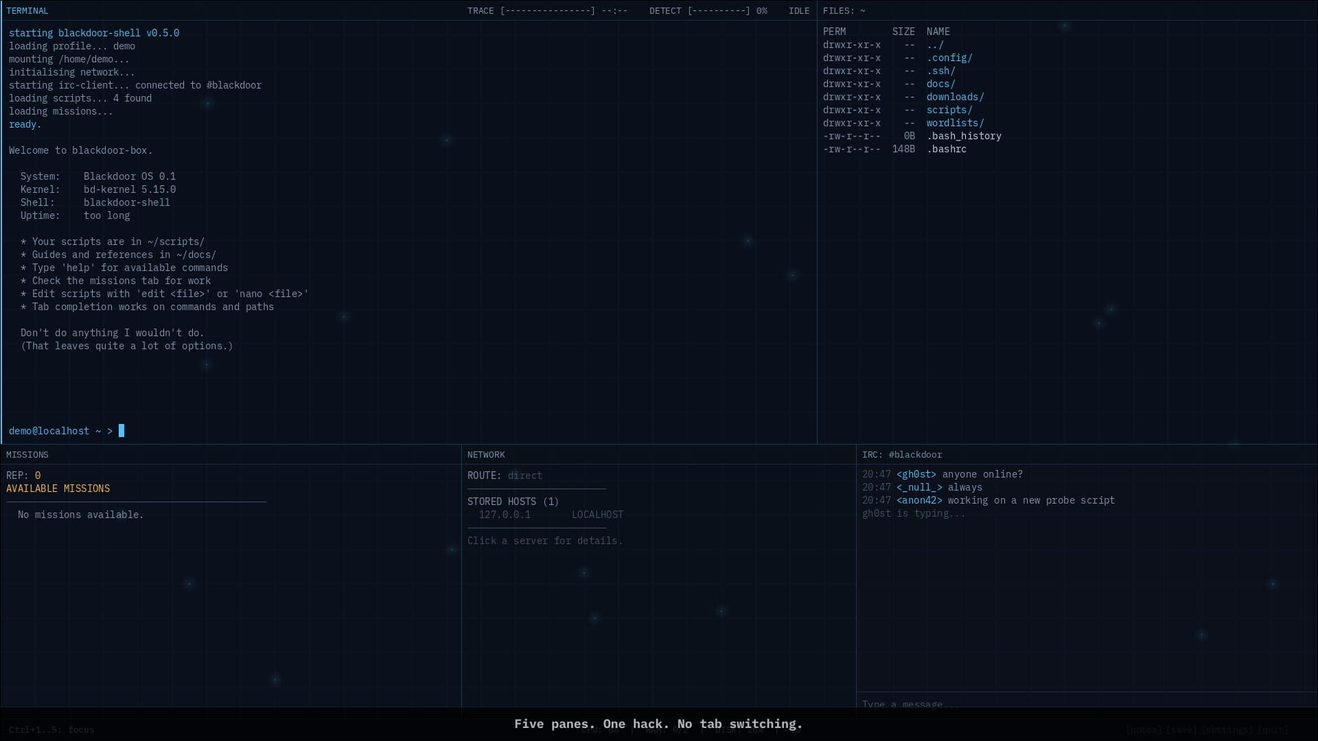 Blackdoor screenshot 1