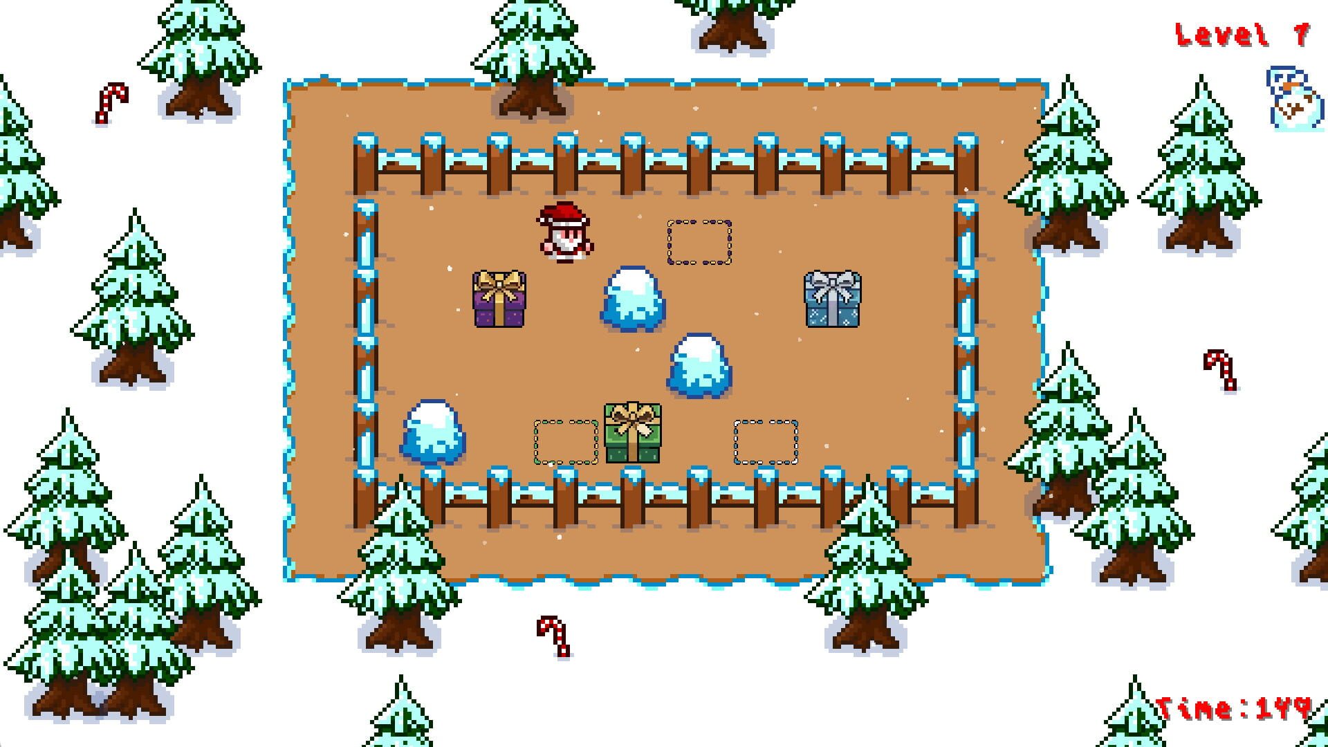 Ho Ho Ho Sokoban screenshot 1