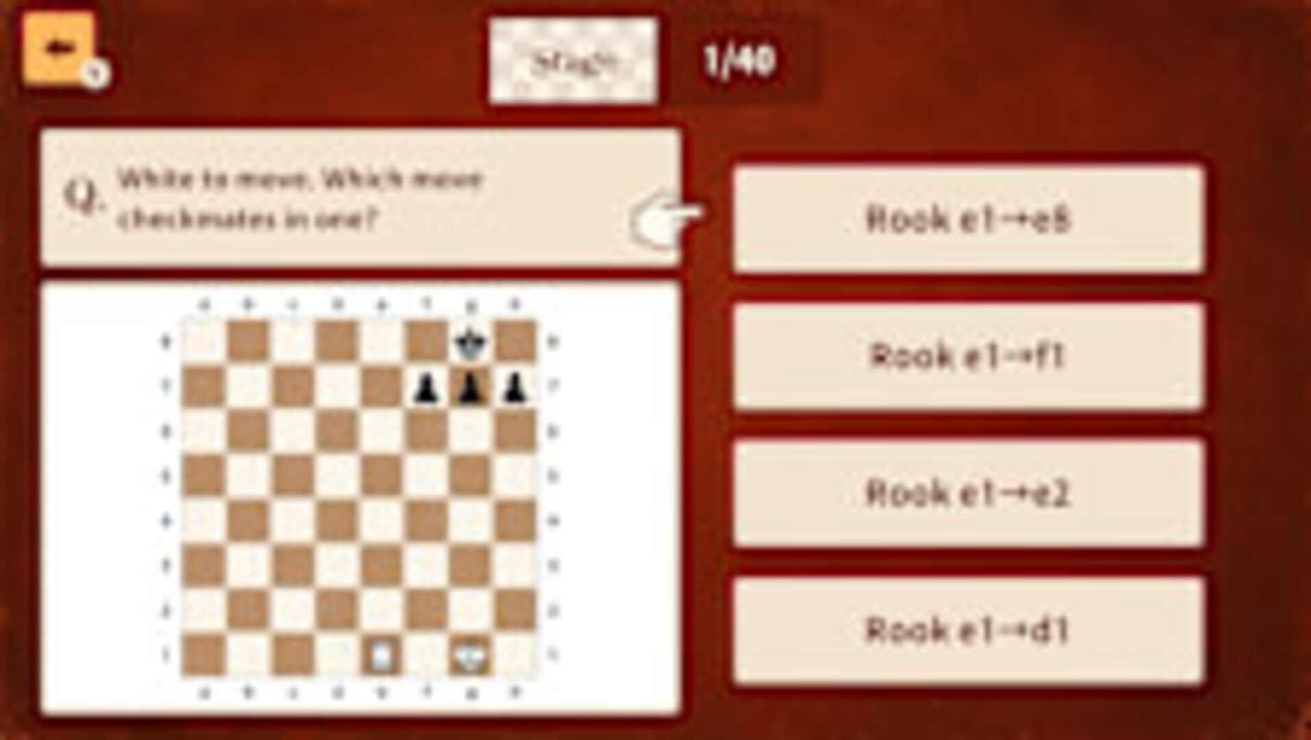 One-Move Checkmate: Chess Brain Trainer screenshot 1