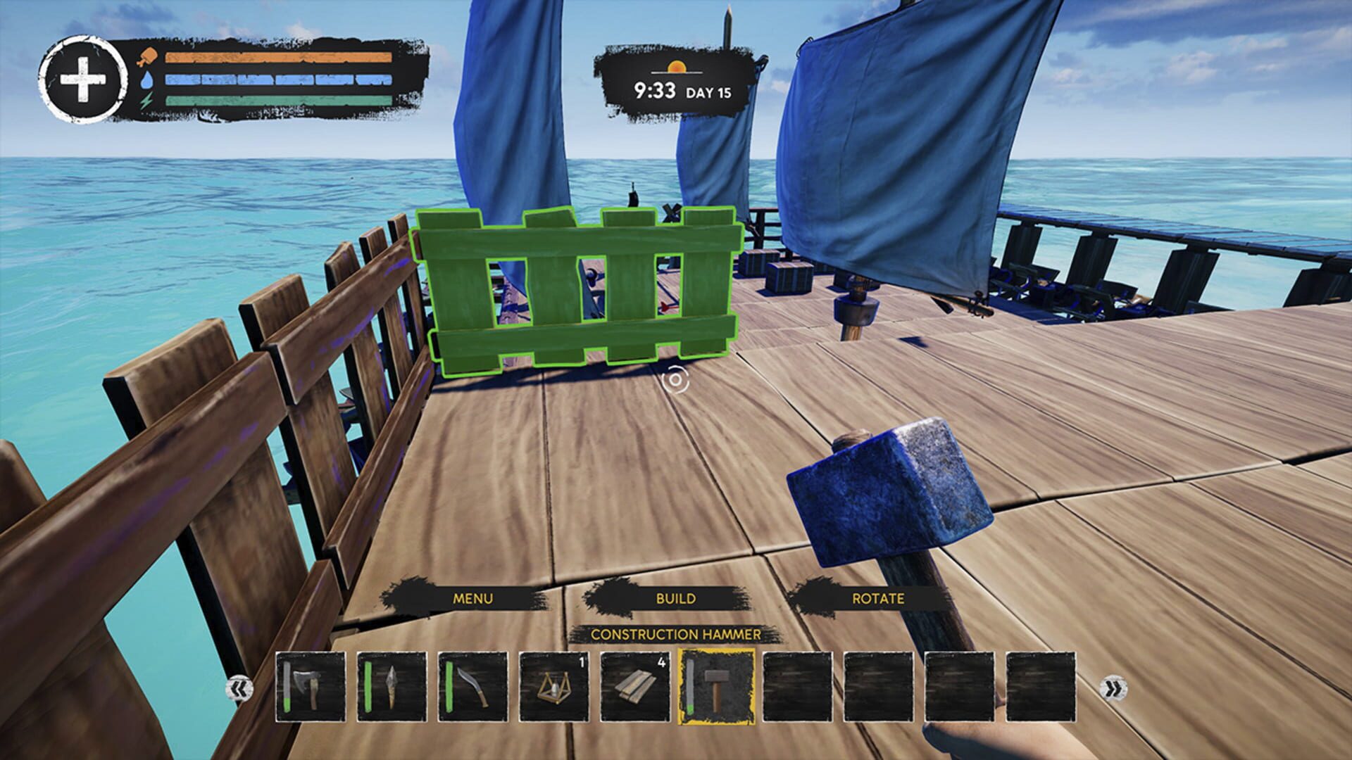 Ocean Shark Survival: Float Home Builder Simulator screenshot 1