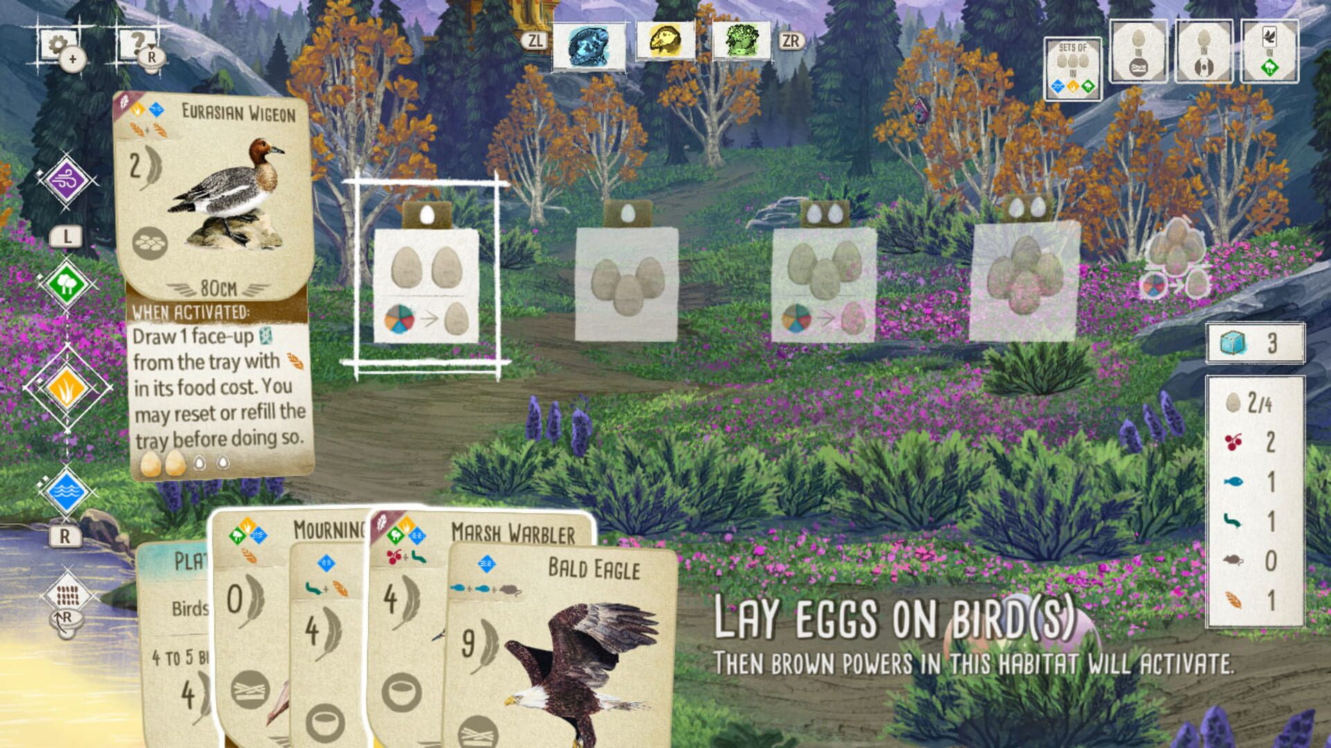 Wingspan: Bird Pack - Birds of Continental Europe screenshot 1