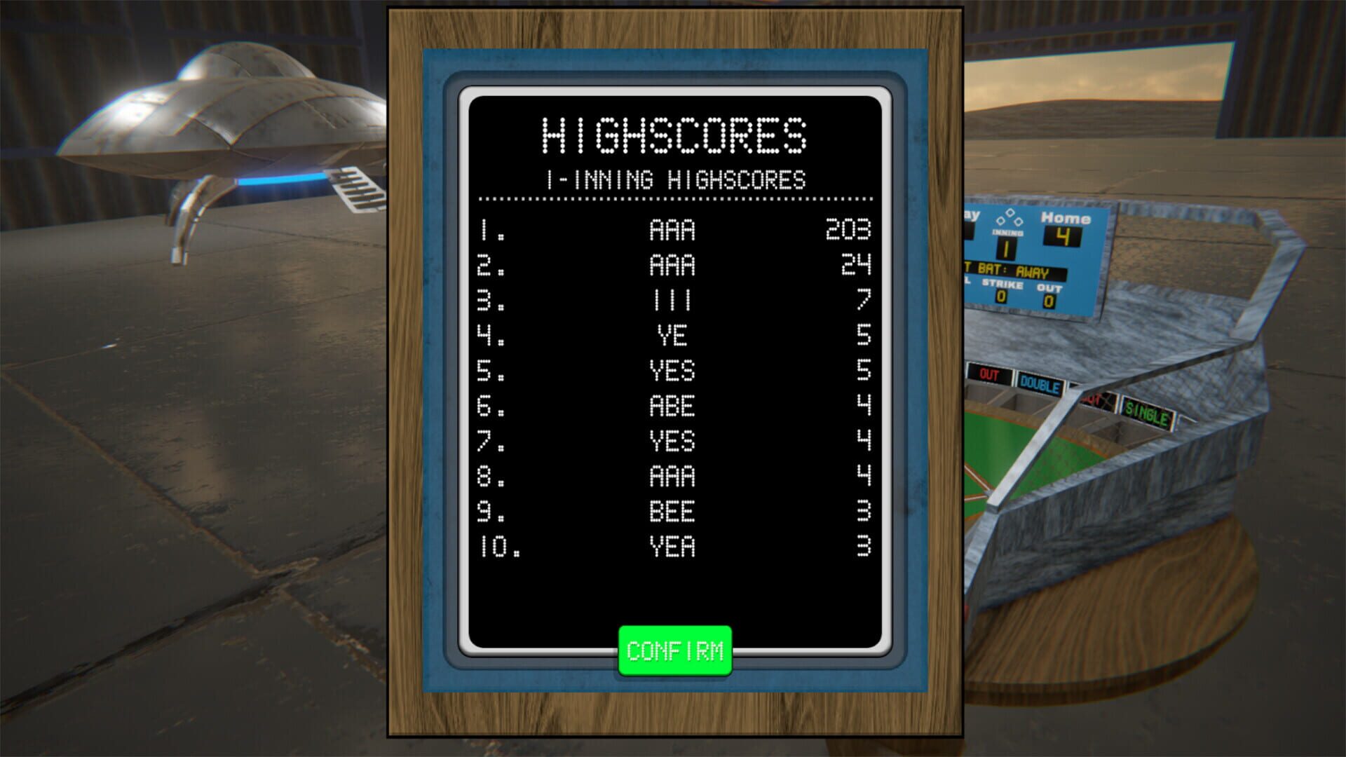 Tabletop Baseball screenshot 1