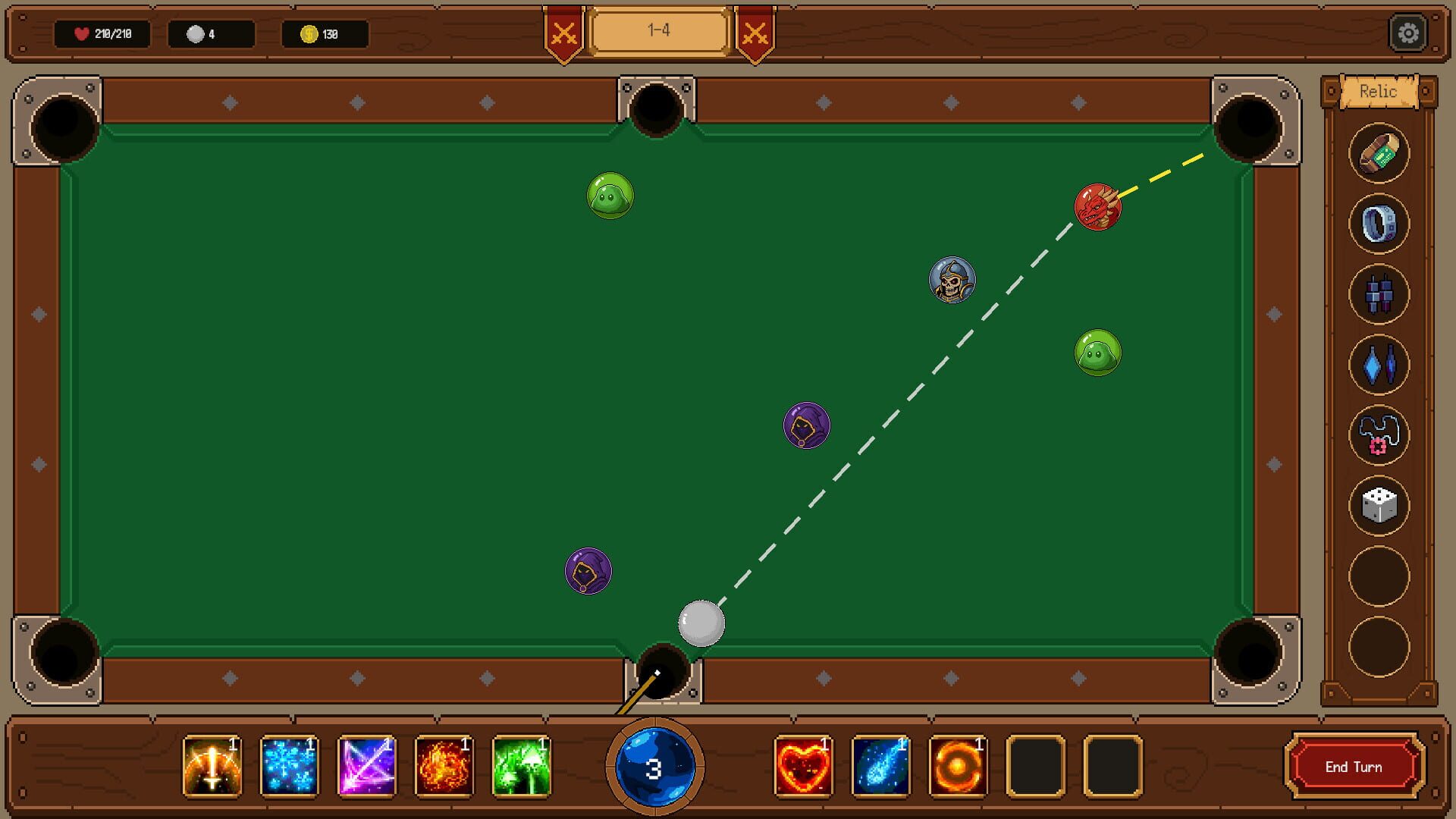 Brave Billiards screenshot 1