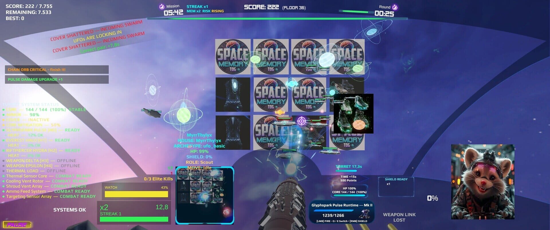 Space Memory TDG screenshot 1