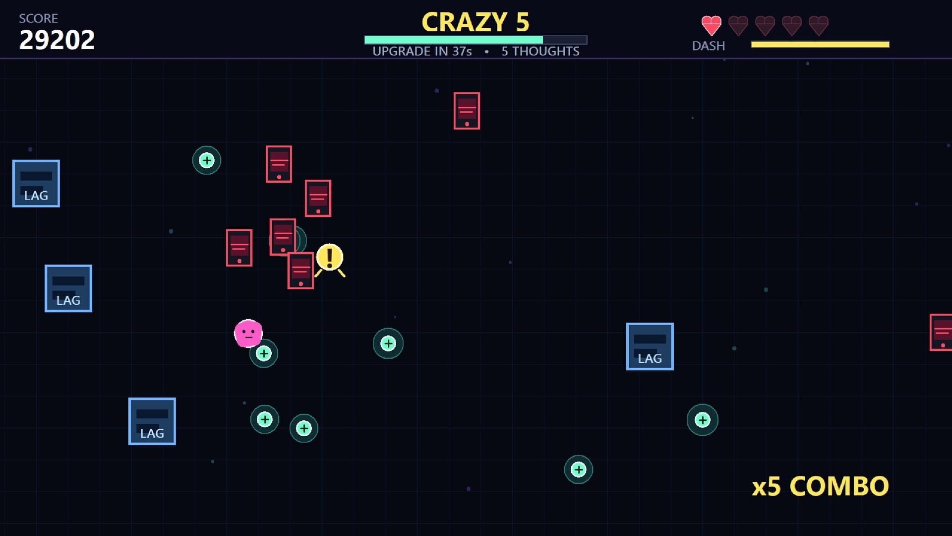 No Thoughts Just Dodge screenshot 1