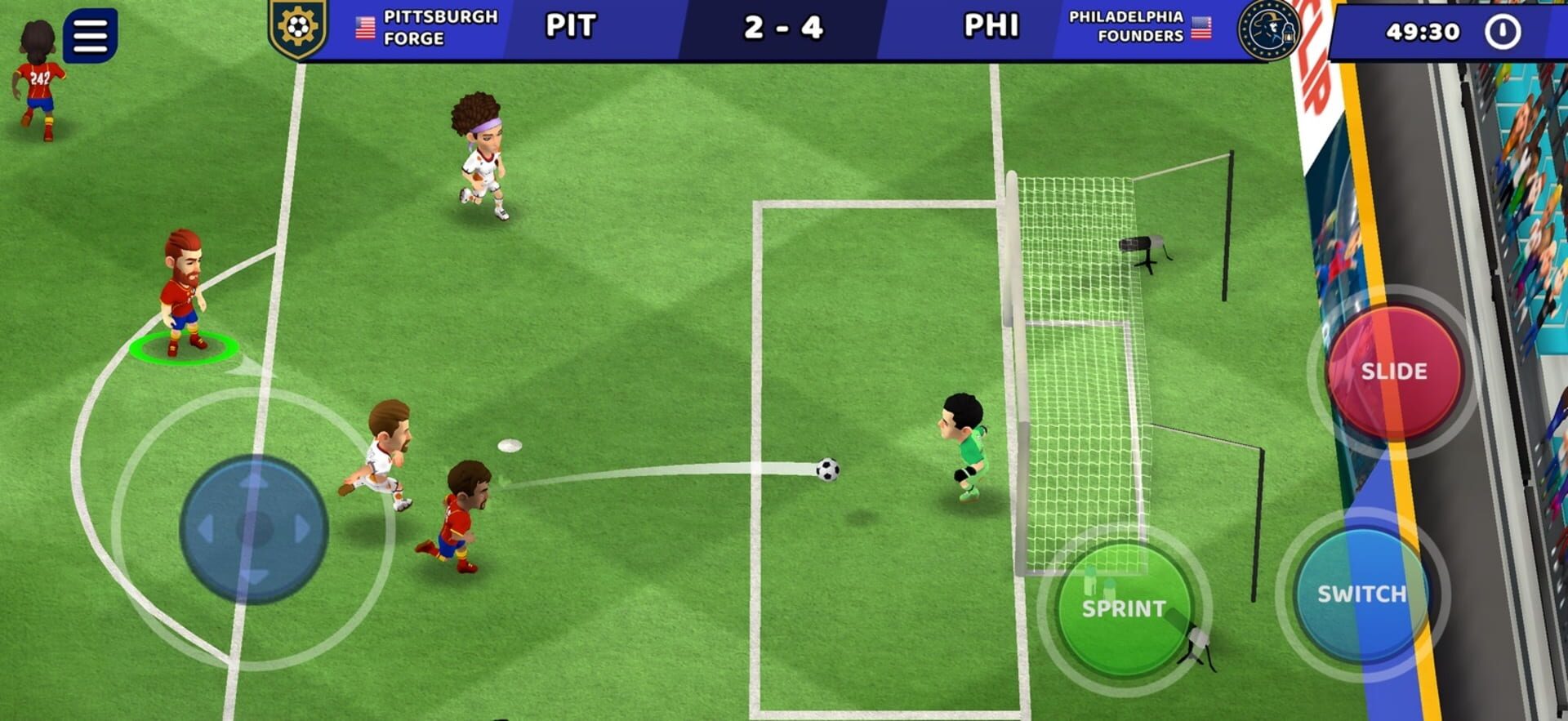 Mini Football Legends screenshot 1