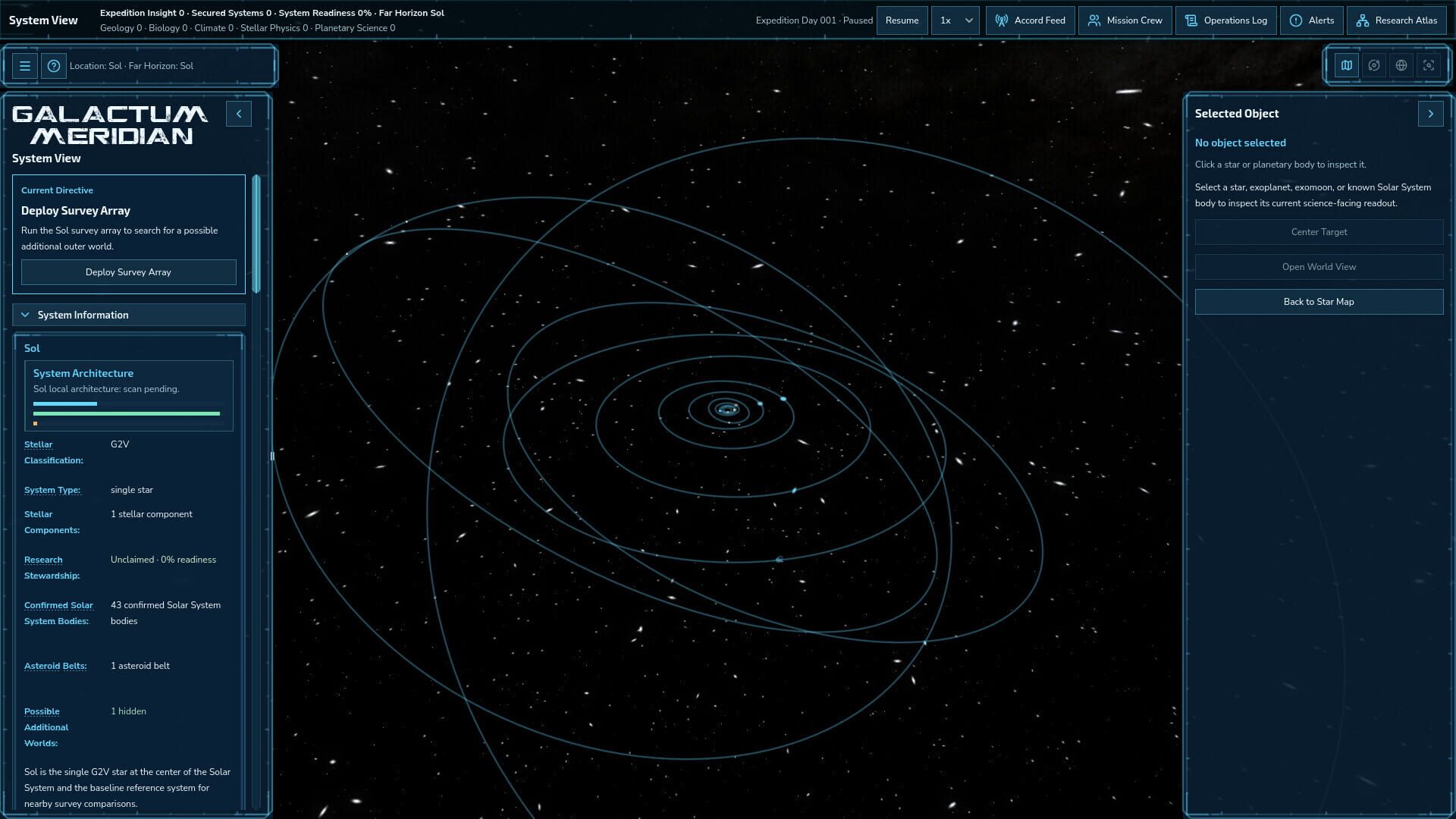 Galactum Meridian screenshot 1