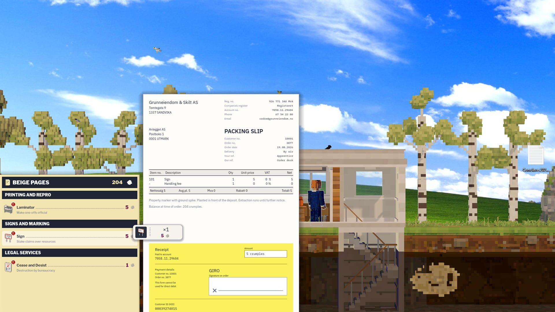 Corposlop screenshot 1
