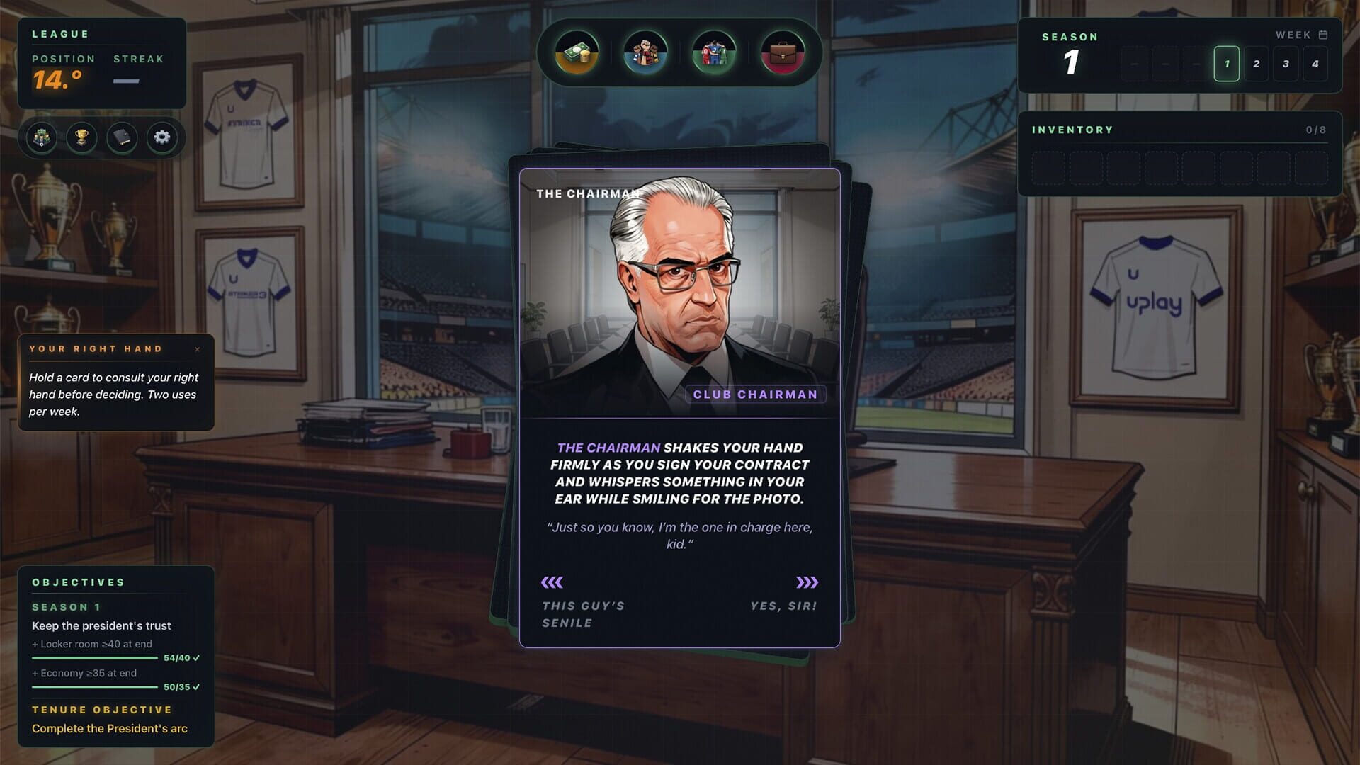 Road to Glory screenshot 1