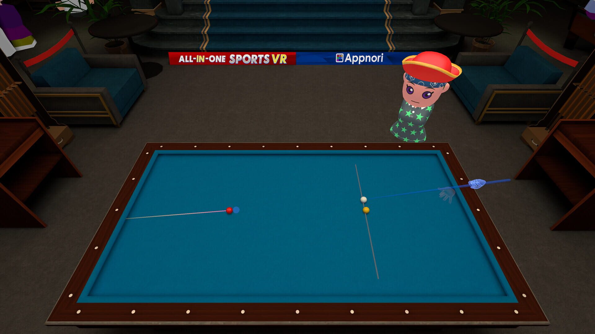 All In One Sports: Three Cushion Billiards screenshot 1
