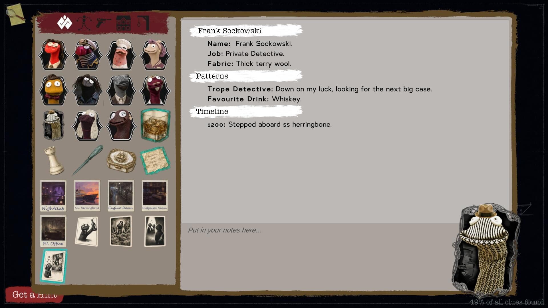 Sockpuppet Noir screenshot 1