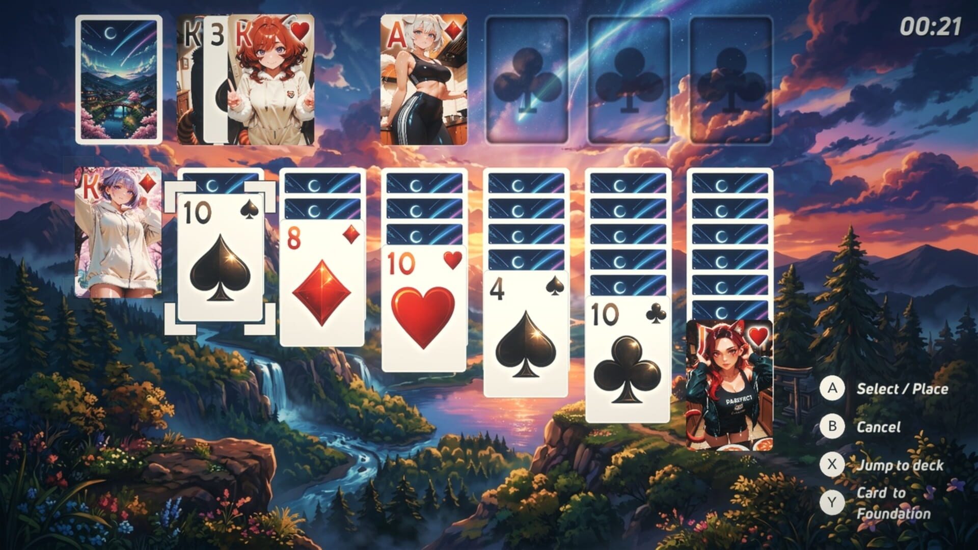 Solitaire Paradise: Furry Waifus screenshot 1