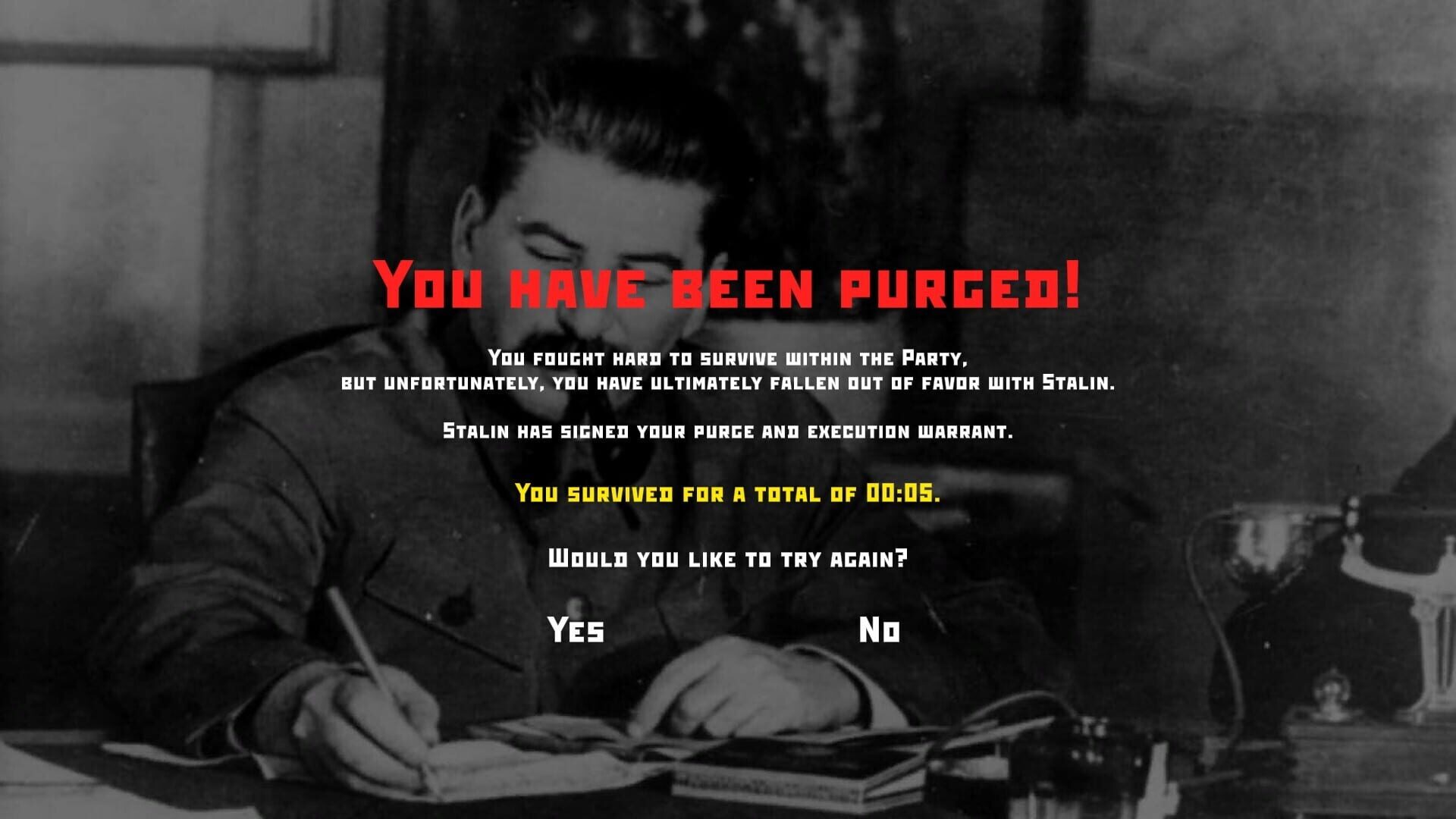 Avoid the Stalin's Purge screenshot 1