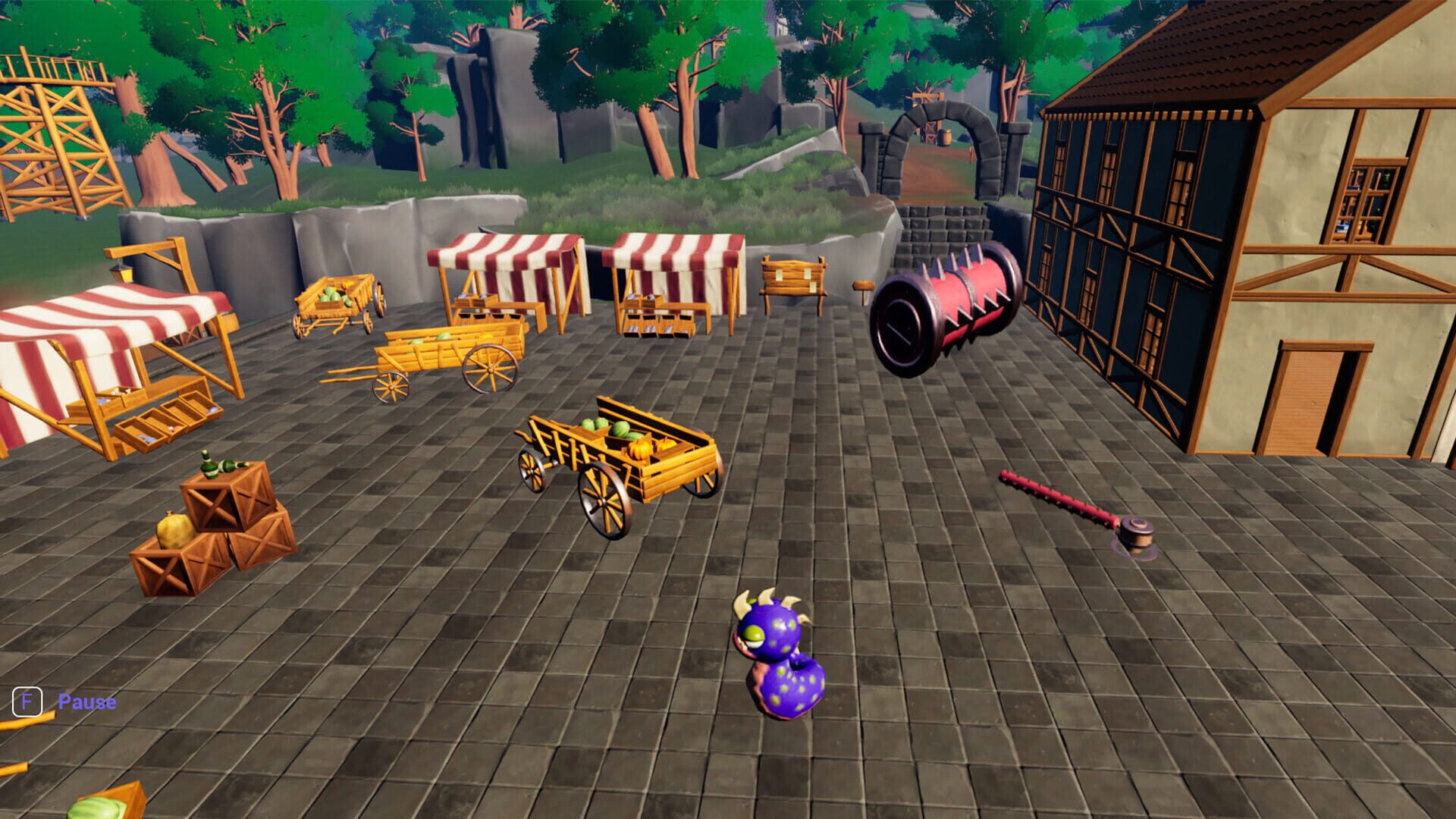 Worm in Village screenshot 1