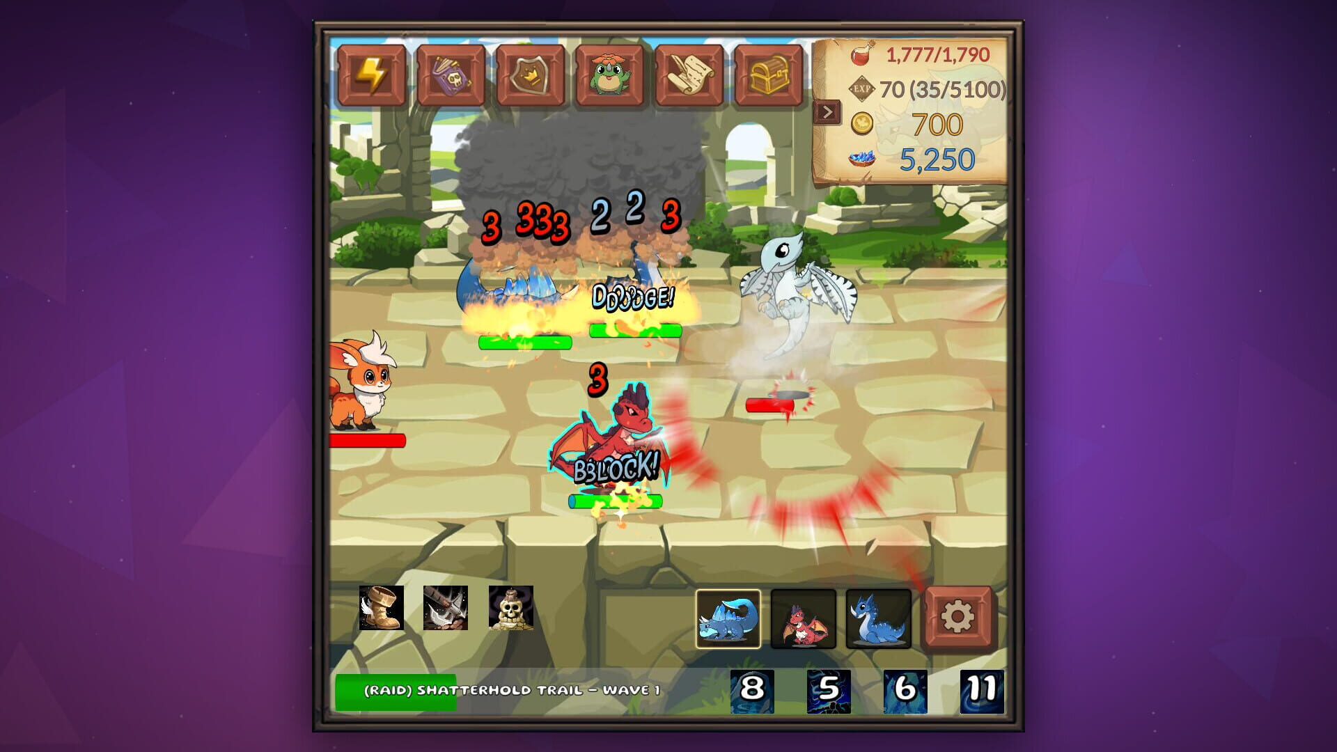 Minimon: Tiny Idle Tactics screenshot 1