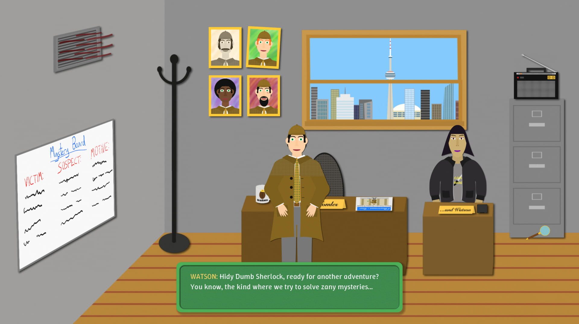 Dumb Sherlock: The Hot Dogs of the Bakerville screenshot 1