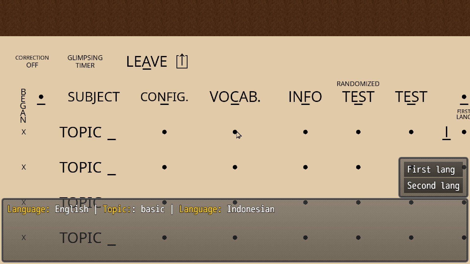 Lang Ops: Blank Canvas screenshot 1