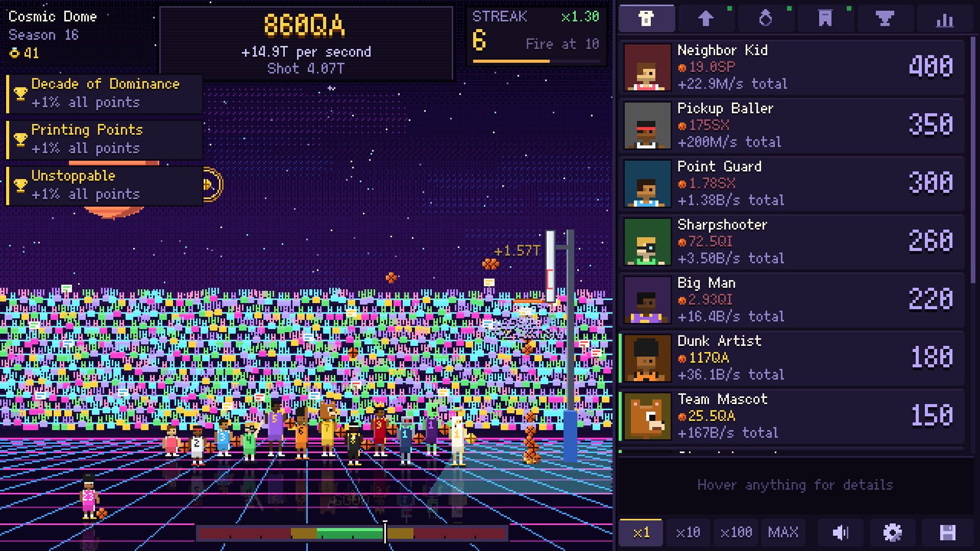 Idle Hoops screenshot 1