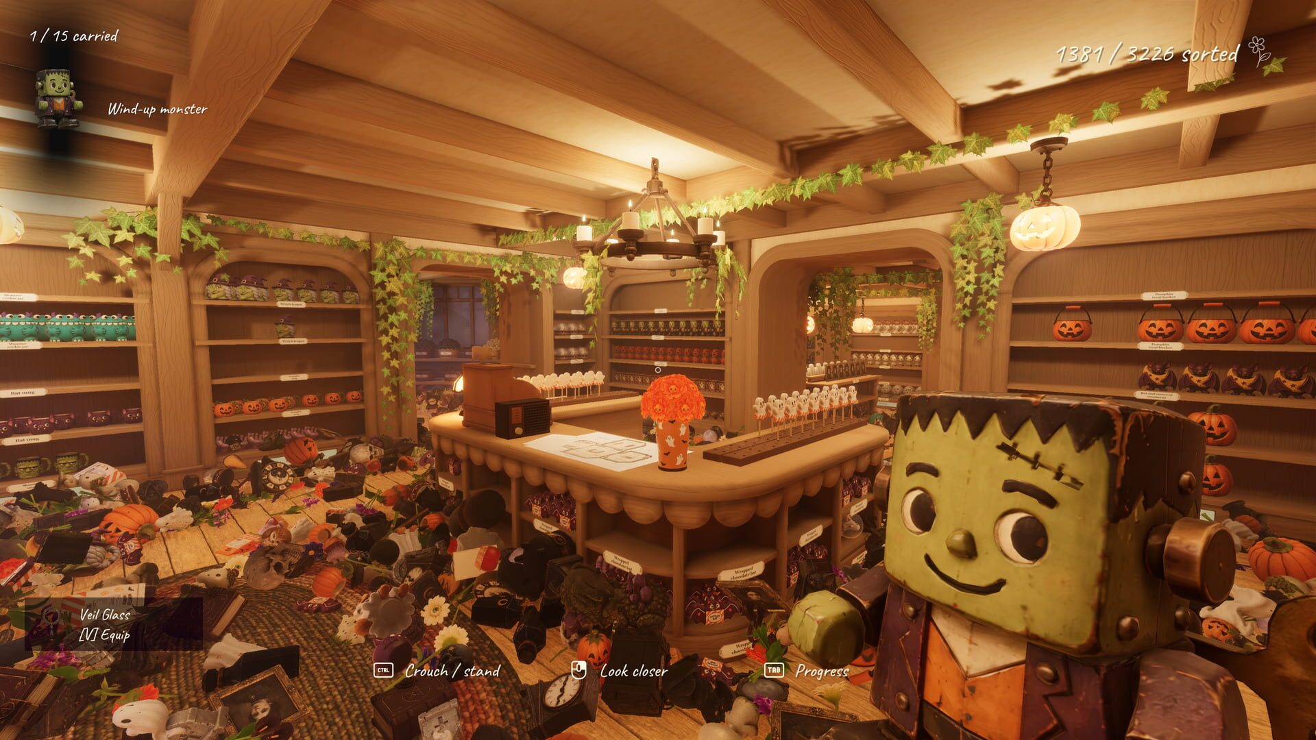 Tidy Up the Halloween Shop screenshot 1