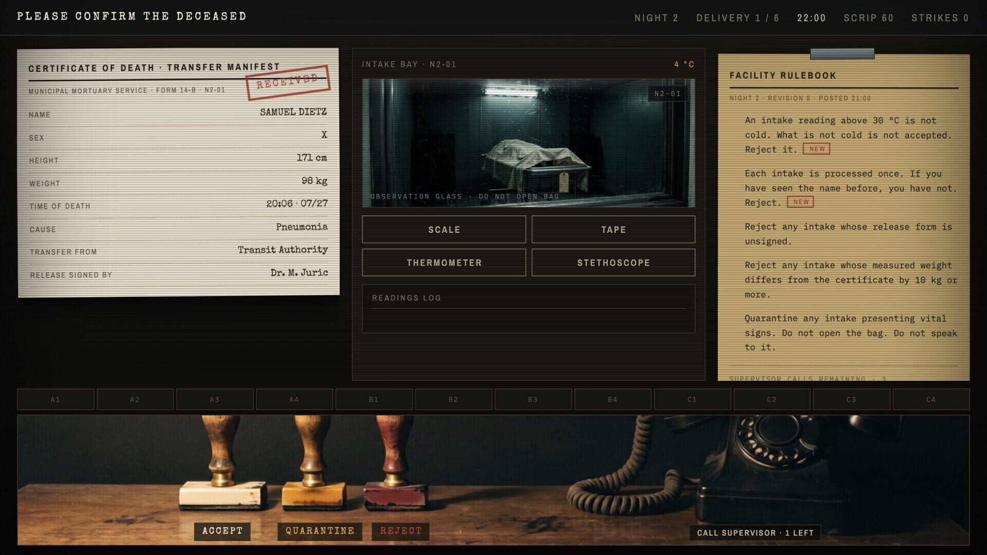 Please Confirm the Deceased screenshot 1
